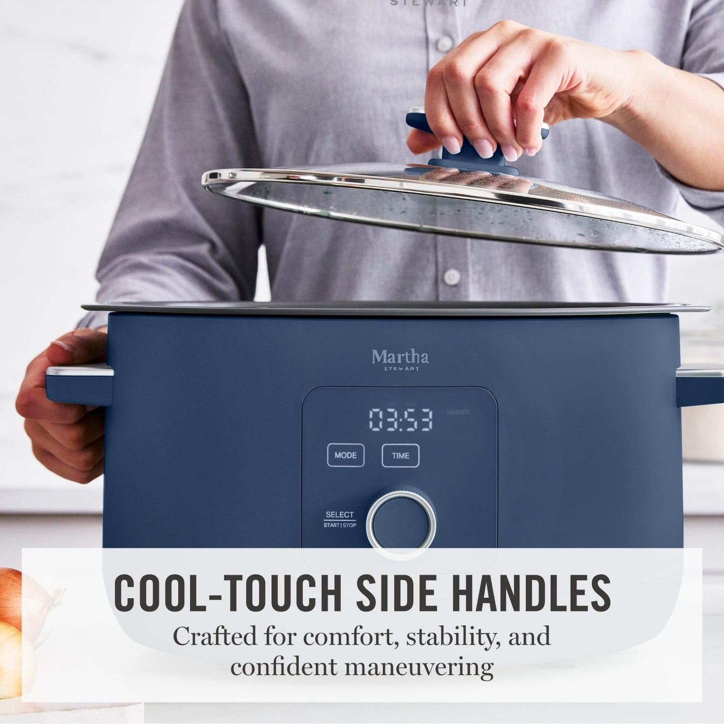 **Custom Title:** 8 QT Programmable Slow Cooker with Timer, Nonstick Ceramic Cro7