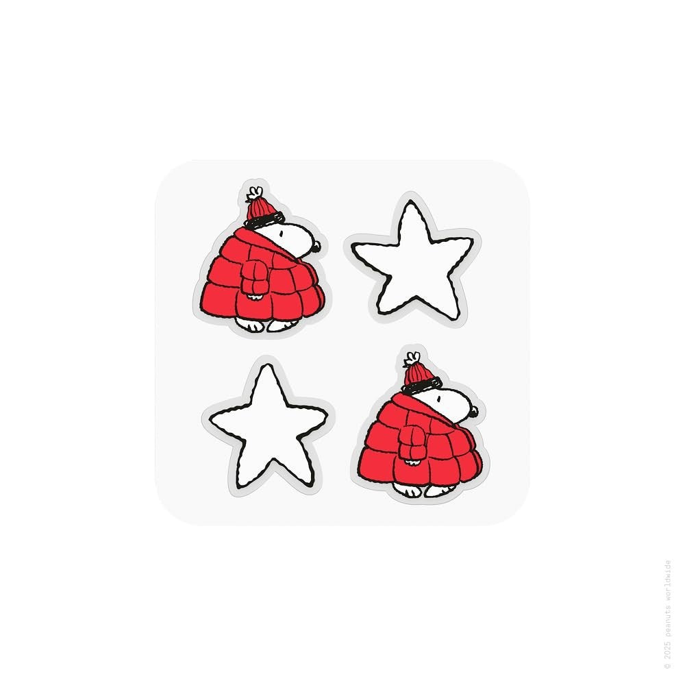 Hydrocolloid Pimple Patch, Red Snoopy Compact, Acne Treatment, 32 Count Pack12