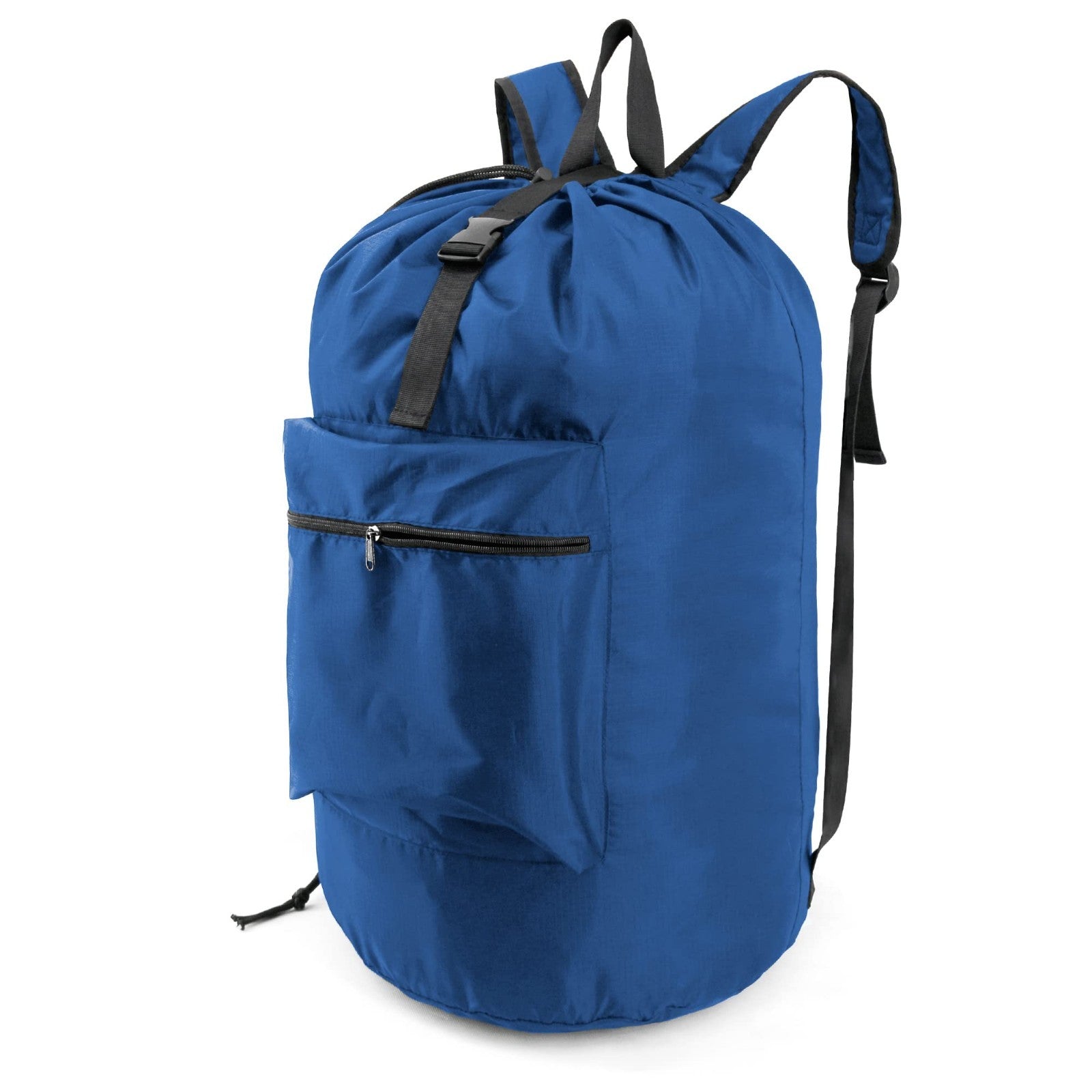 Extra Large Portable Laundry Backpack - Heavy-Duty Drawstring Bag for Travel, Co1