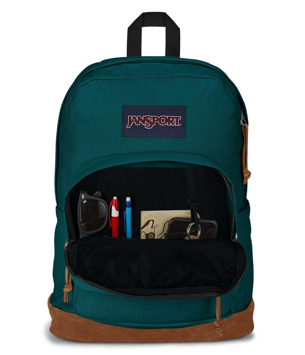 Durable Daypack Backpack with Padded 15" Laptop Sleeve & Water Bottle Pocket   G4