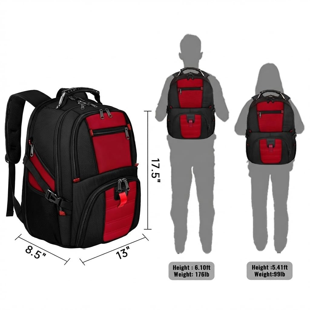 Large Laptop Backpack for Women, Heavy Duty Travel Bag, Waterproof Travel Backpa6