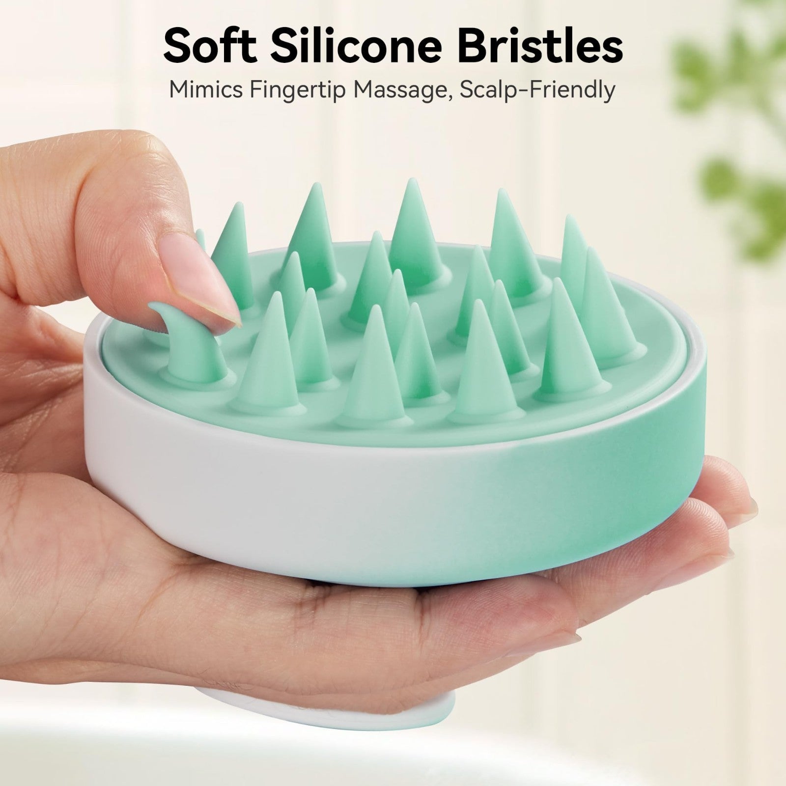 Scalp Massager Shampoo Brush   Soft Silicone Scrubber for Hair Growth & Dandruff3