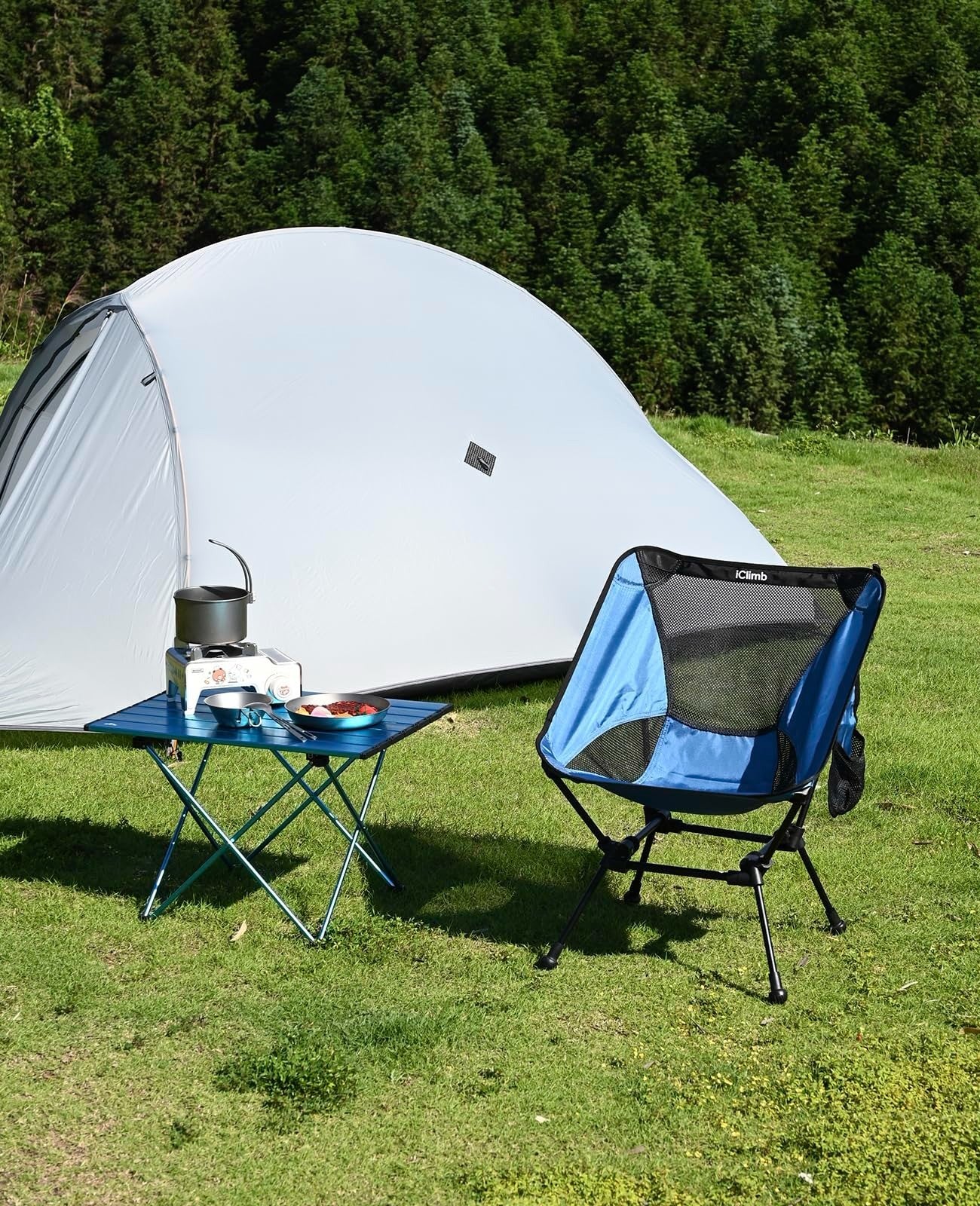 Ultralight Compact Folding Camping Table with Carry Bag - Portable Outdoor Furni9