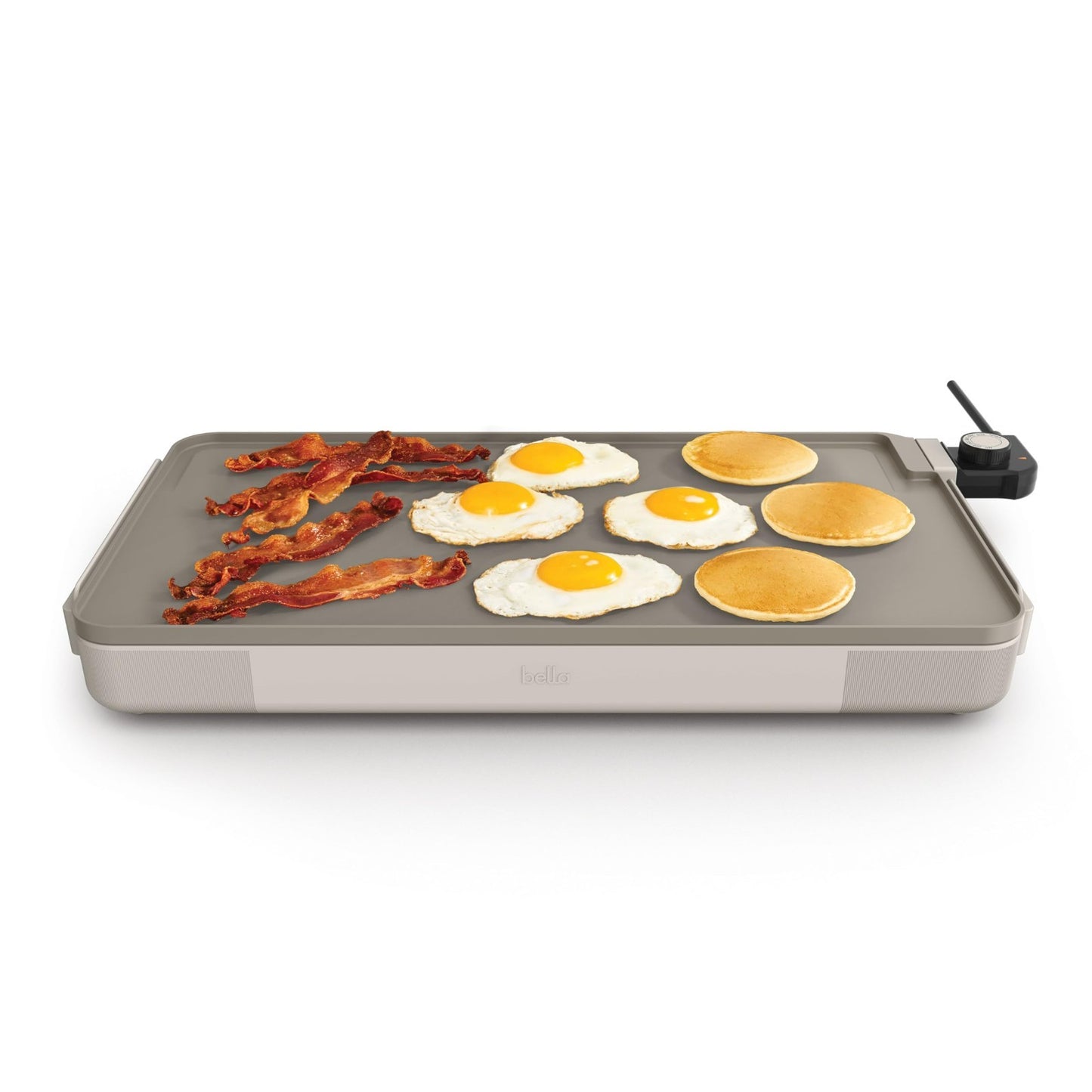 Electric Griddle 12"x22" Nonstick, Removable Probe, Dishwasher-Safe Tray, 1500W1