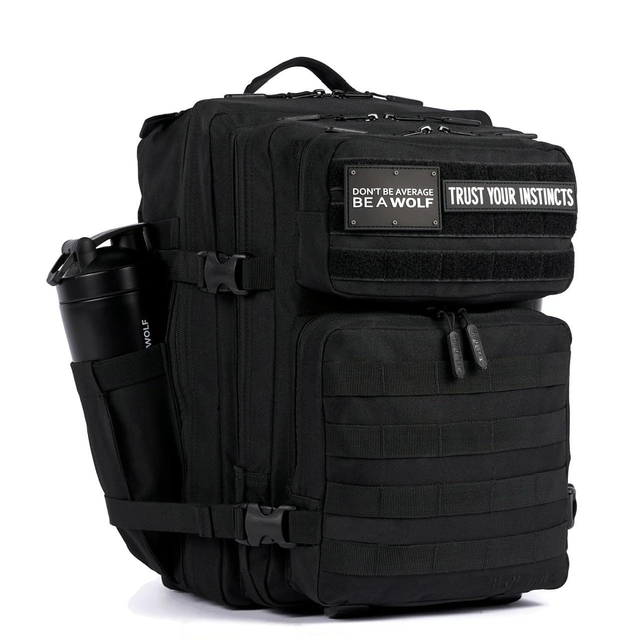 Durable 35L Waterproof Gym Backpack   1000D Oxford, MOLLE Webbing, Laptop Pocket4