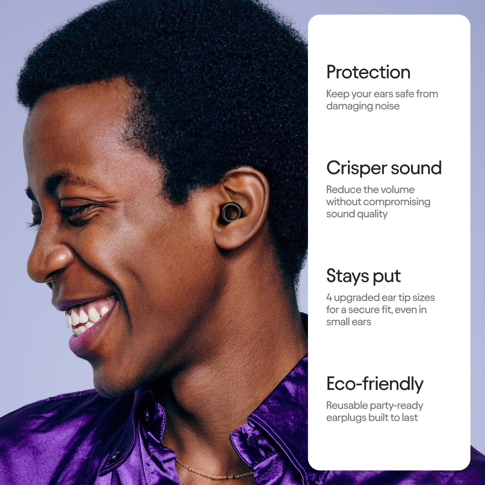 High Fidelity Ear Plugs for Concerts & Festivals | 17dB Noise Reduction, Stylish2