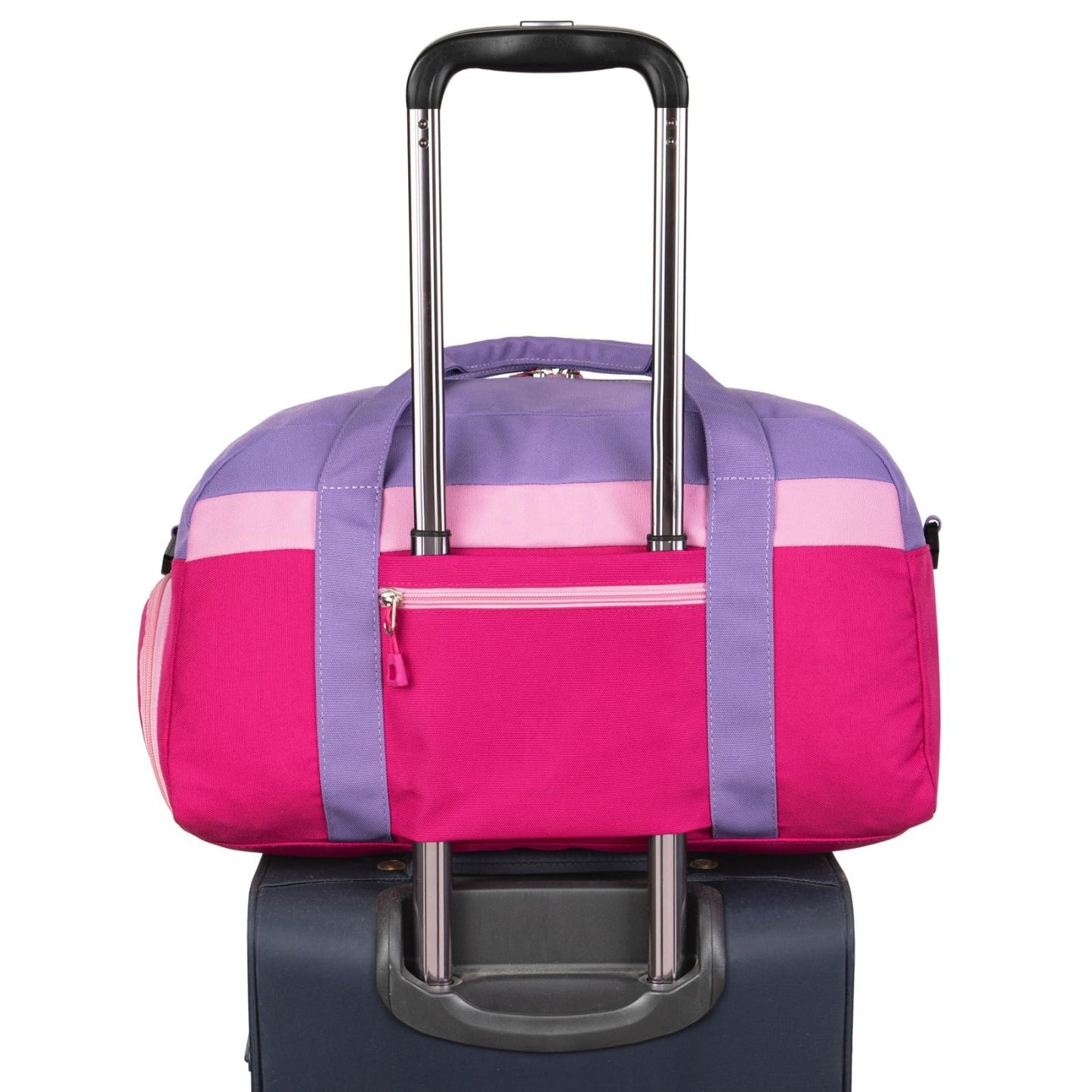 Kids Duffle Bag 18" - Rose Purple, Perfect for Weekender, Sports, Overnight Trav3