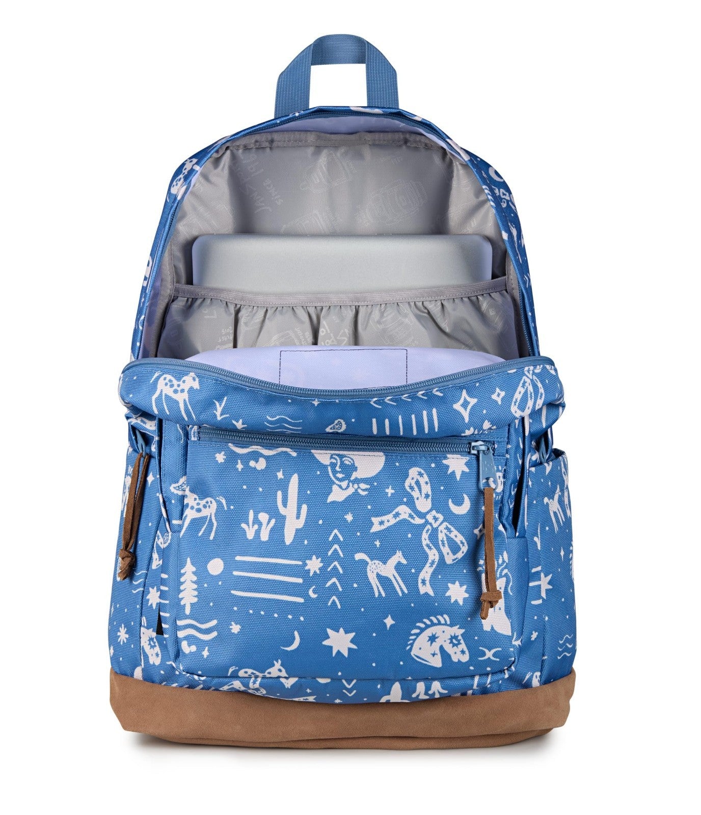 Durable Daypack Backpack with Padded 15" Laptop Sleeve & Water Bottle Pocket   B4