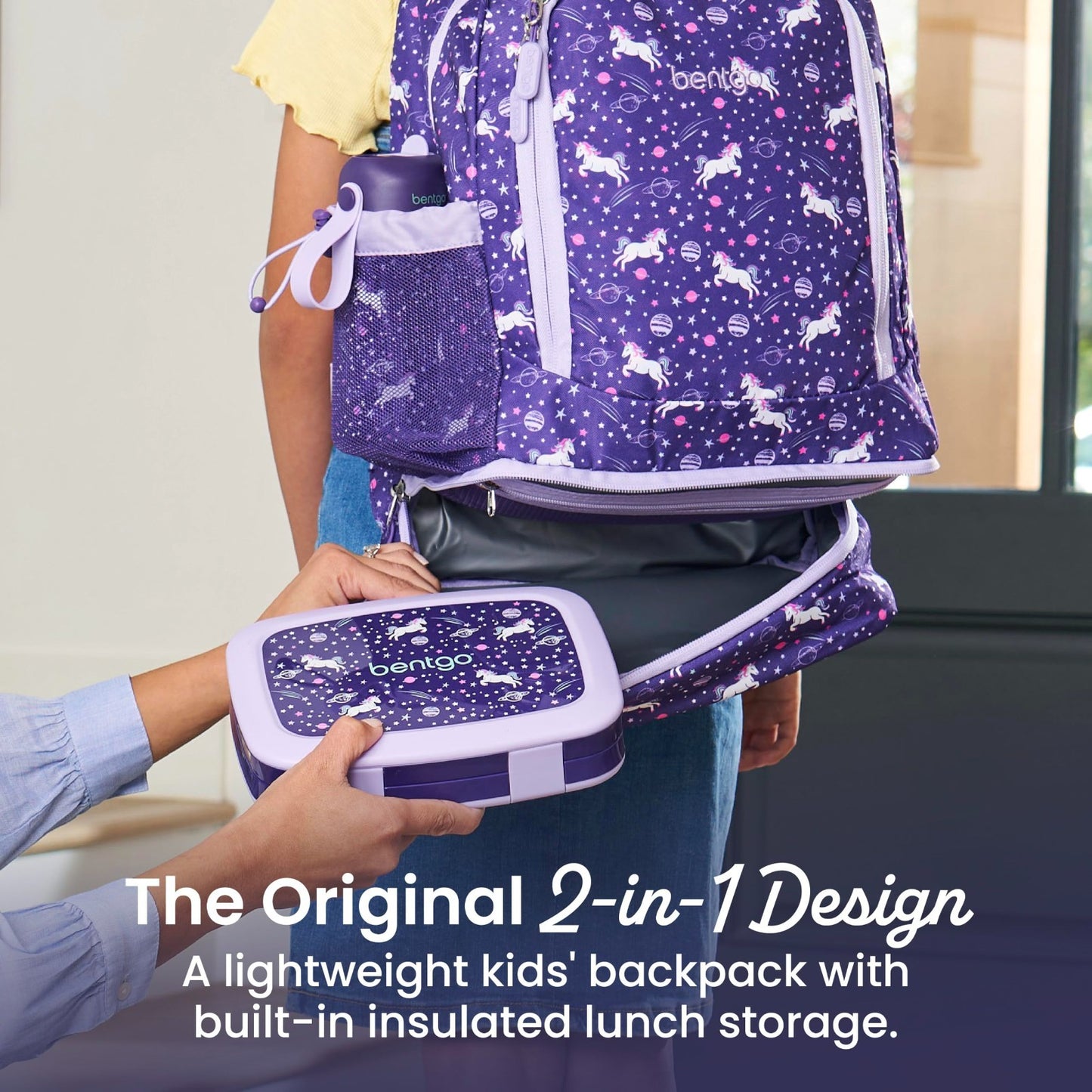 Kids 2 in 1 Backpack & Insulated Lunch Bag Set with Padded Straps for School2