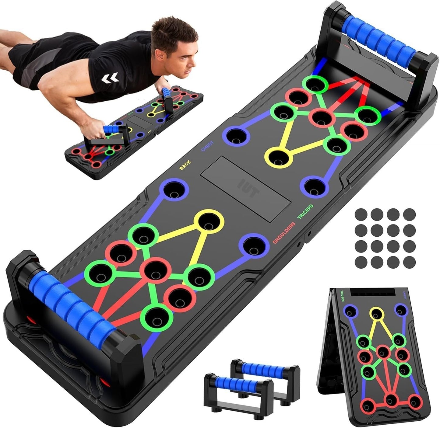 15 in 1 Push Up Board   Multi Functional Home Workout Equipment for Chest & Musc1
