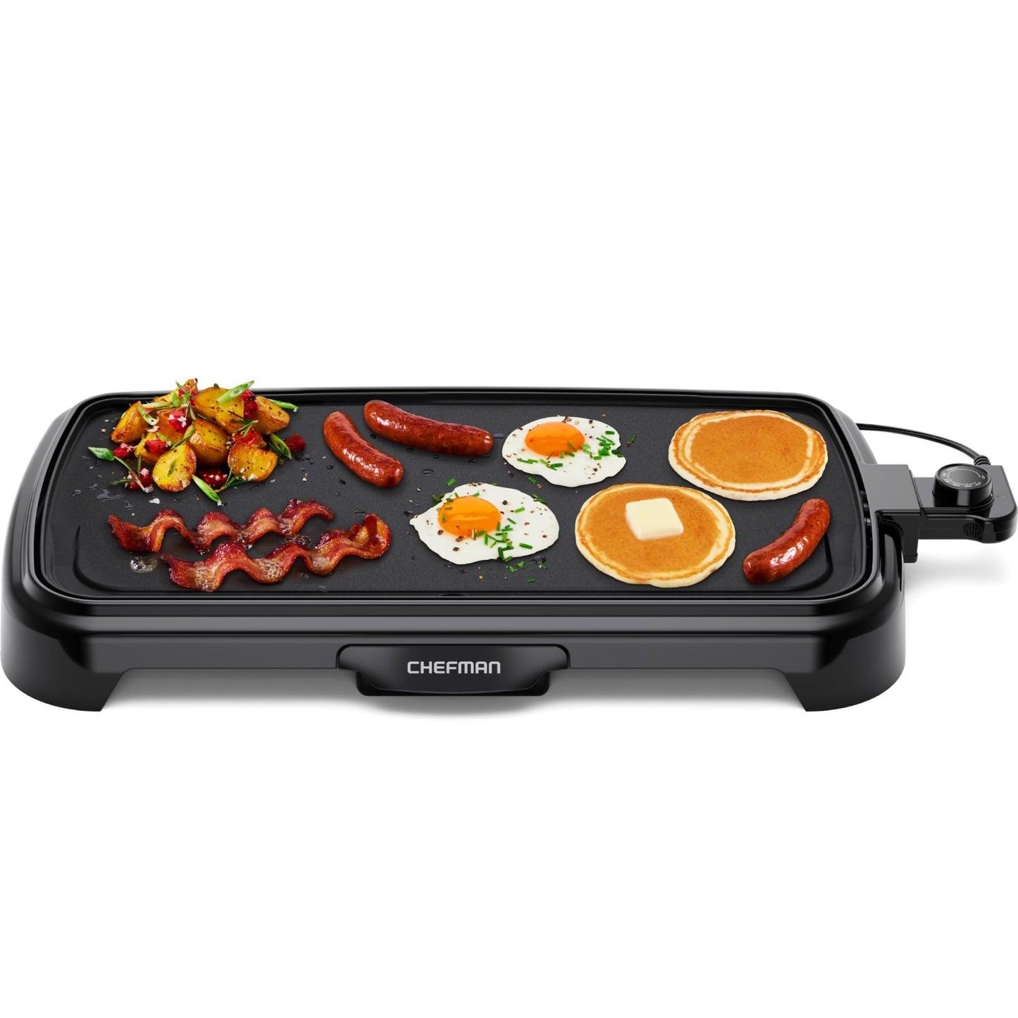 Extra Large Electric Griddle with Removable Temperature Control, Nonstick Surfac1