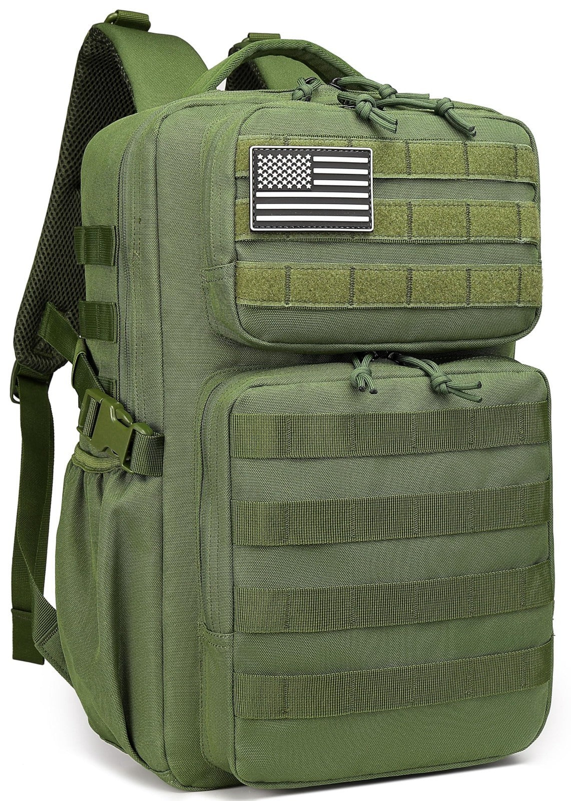 Waterproof Military Tactical Backpack   3 Day Assault Pack, Molle Daypack with W2