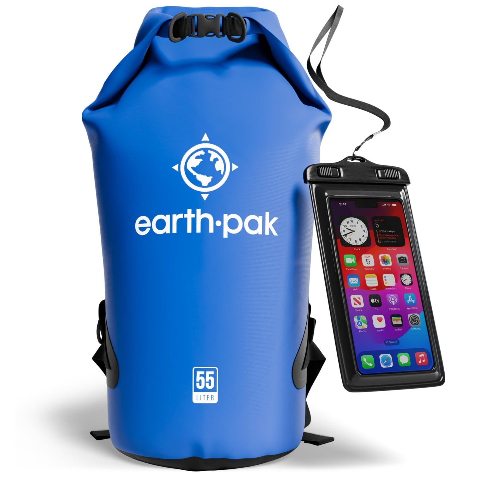 Waterproof Dry Bag Backpack   Roll Top Design, Keeps Gear Dry for Kayaking + Pho1