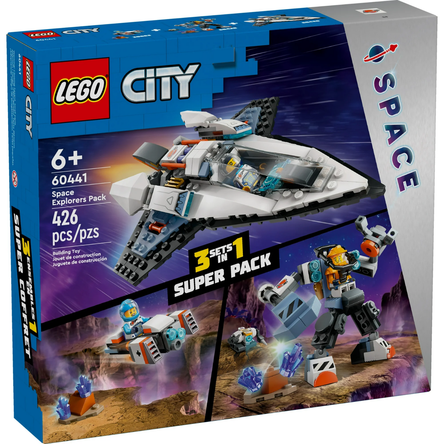 LEGO City Space Explorers Pack, Kids’ Space Toy Playset Bundle for Boys and Girl0