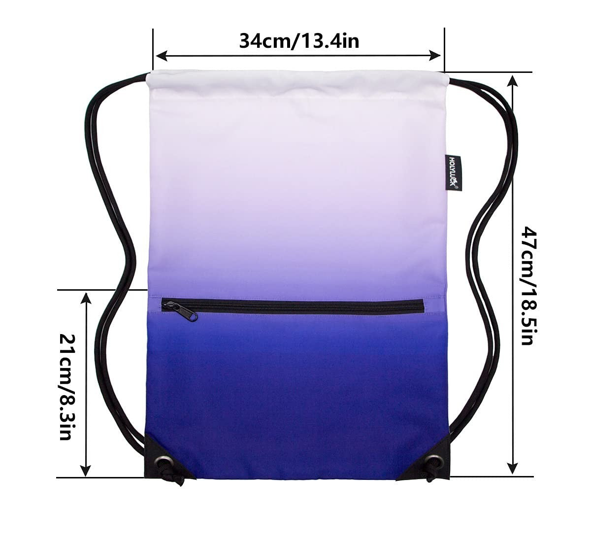 Drawstring Backpack Gym Bag, Lightweight Sport Sackpack for Travel & Fitness2