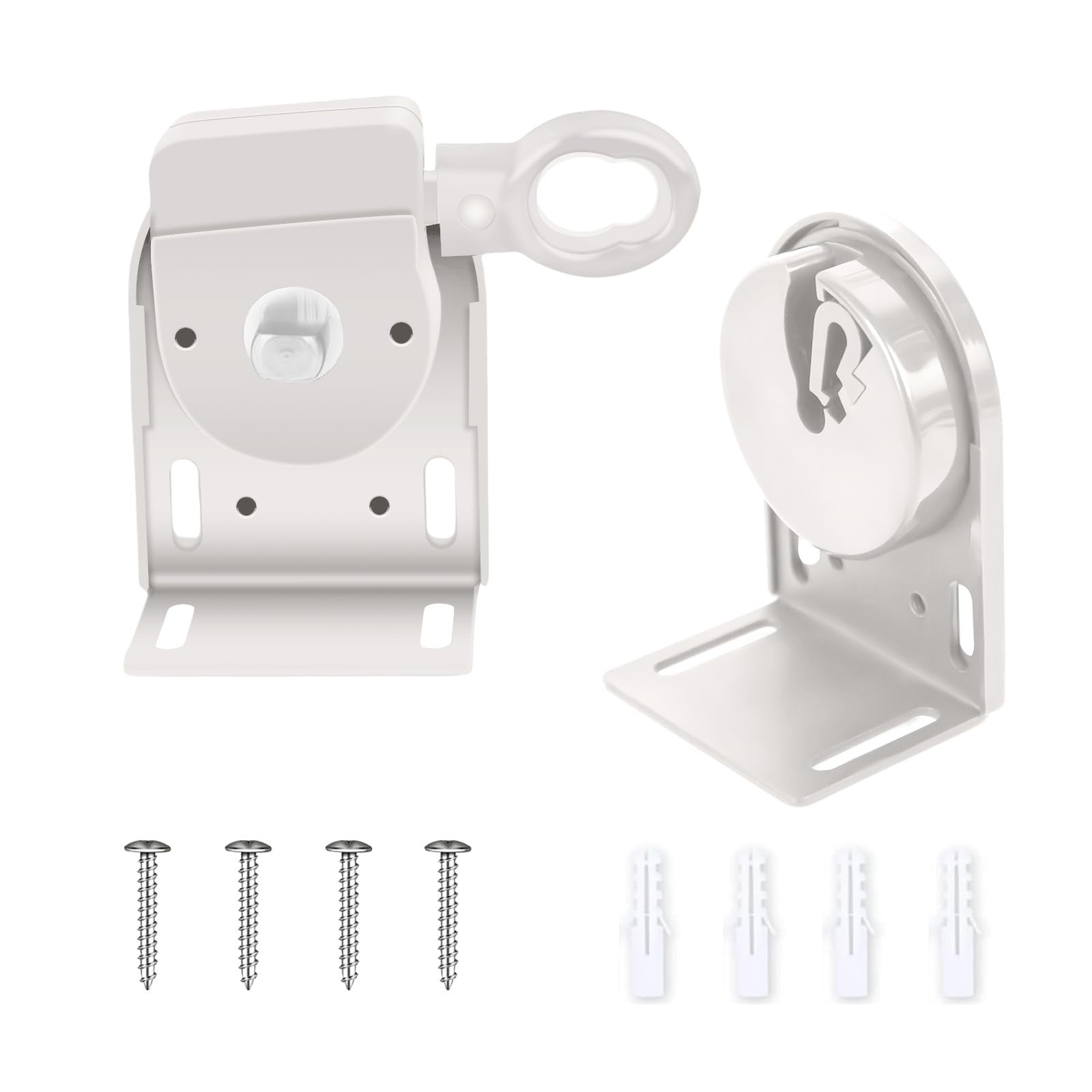 Cordless Crank Kit for Roller Blinds, Outdoor Shade Mounting Bracket, White7