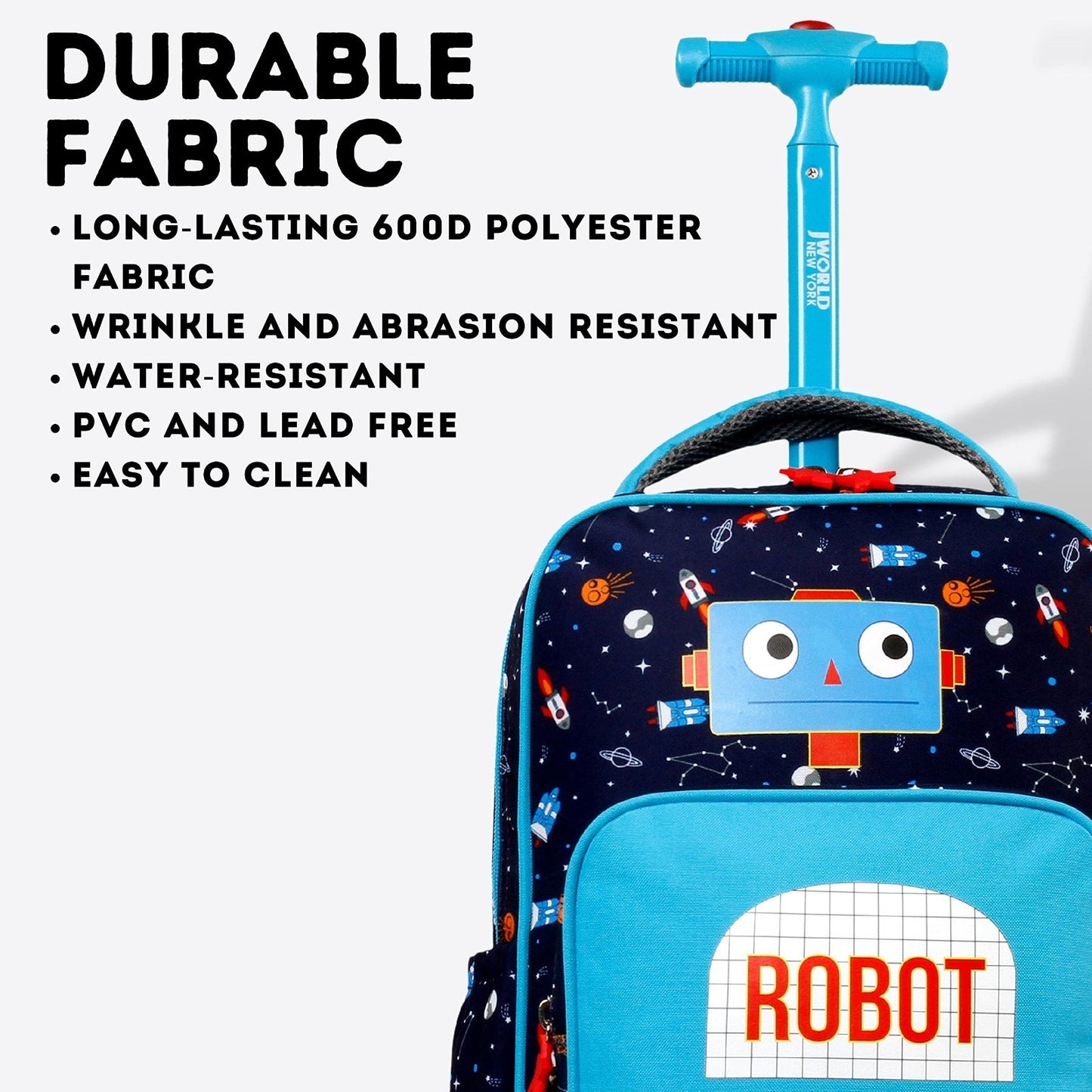Sparkle Rolling Backpack for Kids   Lightweight, Durable, School Travel Bag4