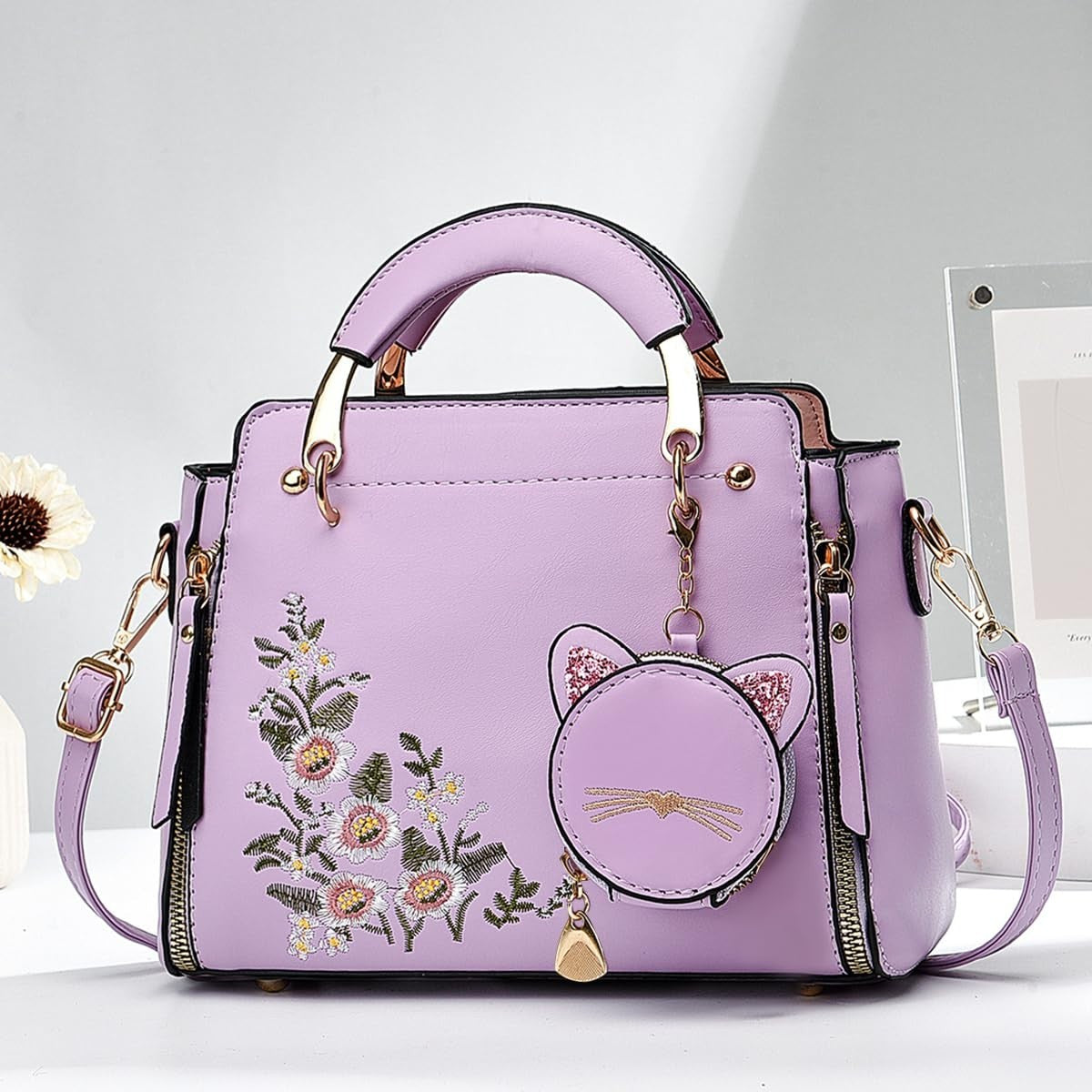 Stylish Women's Crossbody Handbags - Top Handle Satchel & Small Tote Bags5