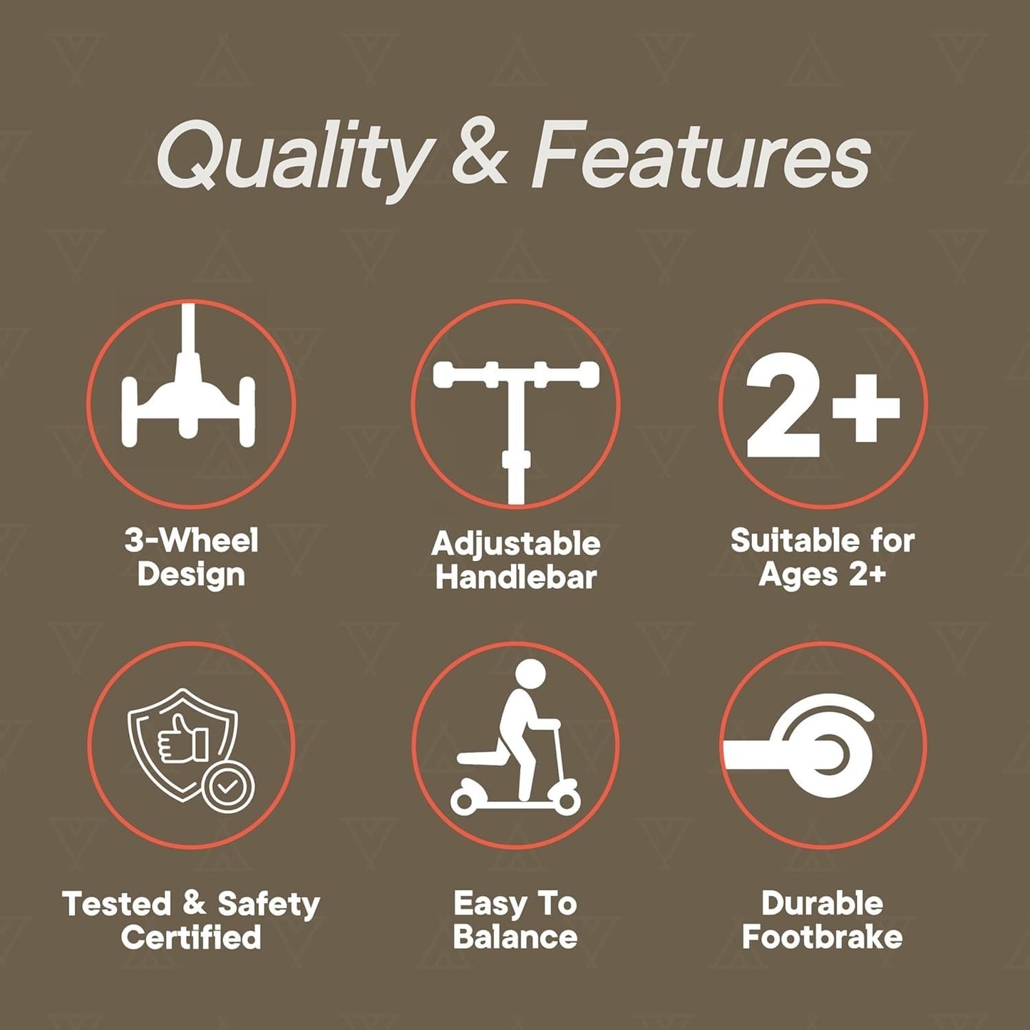 Teal Mini 3-Wheel Kids Scooter - Lean-to-Steer, LED Wheels, Adjustable Handlebar5