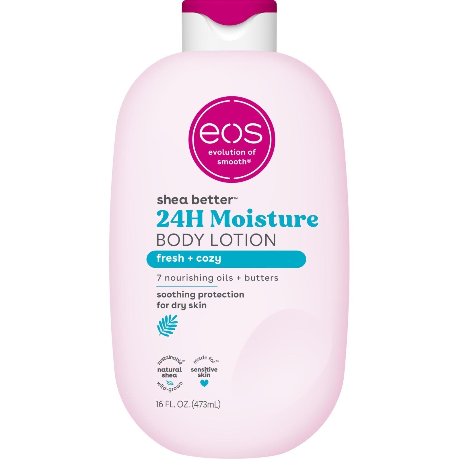 Natural Shea Body Lotion   Fresh & Cozy Scent, Moisturizing, 16 fl oz1