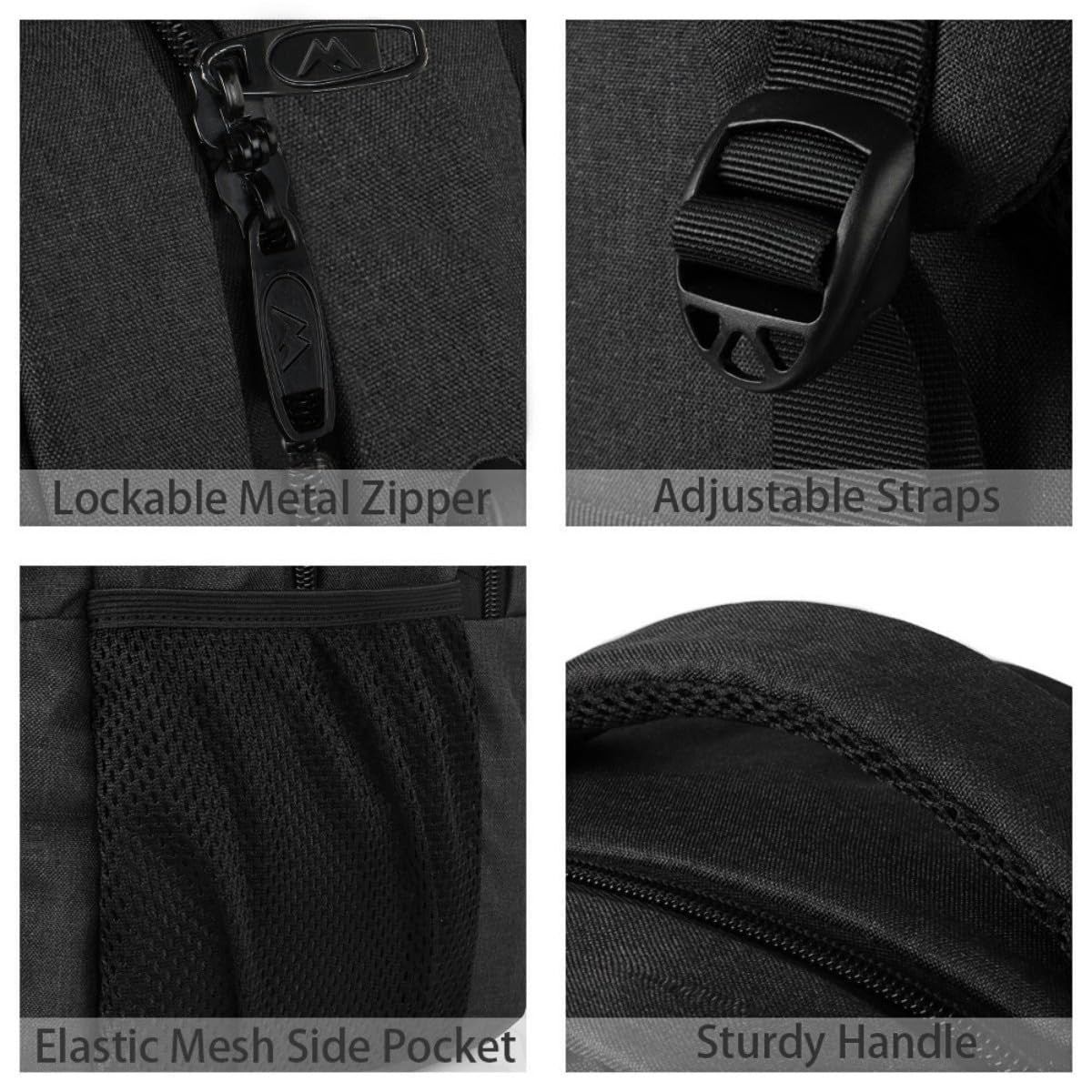 Extra Large 18" TSA Friendly Laptop Backpack, Travel Bag with Multiple Pockets10