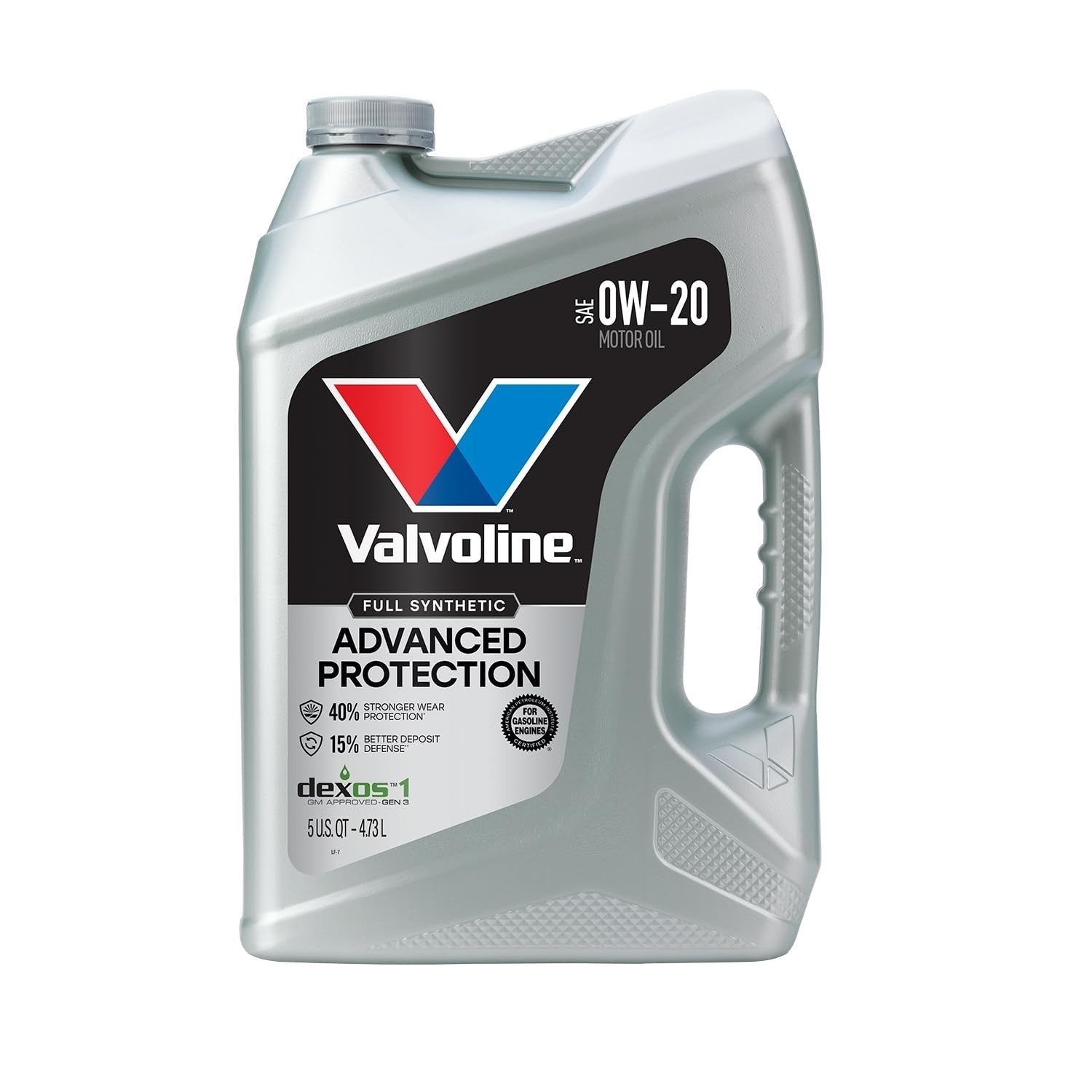 Full Synthetic 0W 20 Motor Oil 5 QT   Advanced Engine Protection, Case of 32