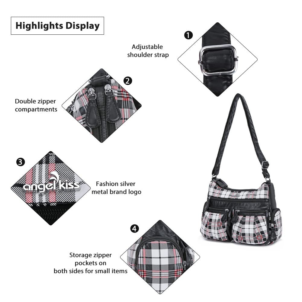 Stylish Crossbody Bags for Women   Medium Faux Leather Shoulder Handbags & Purse5