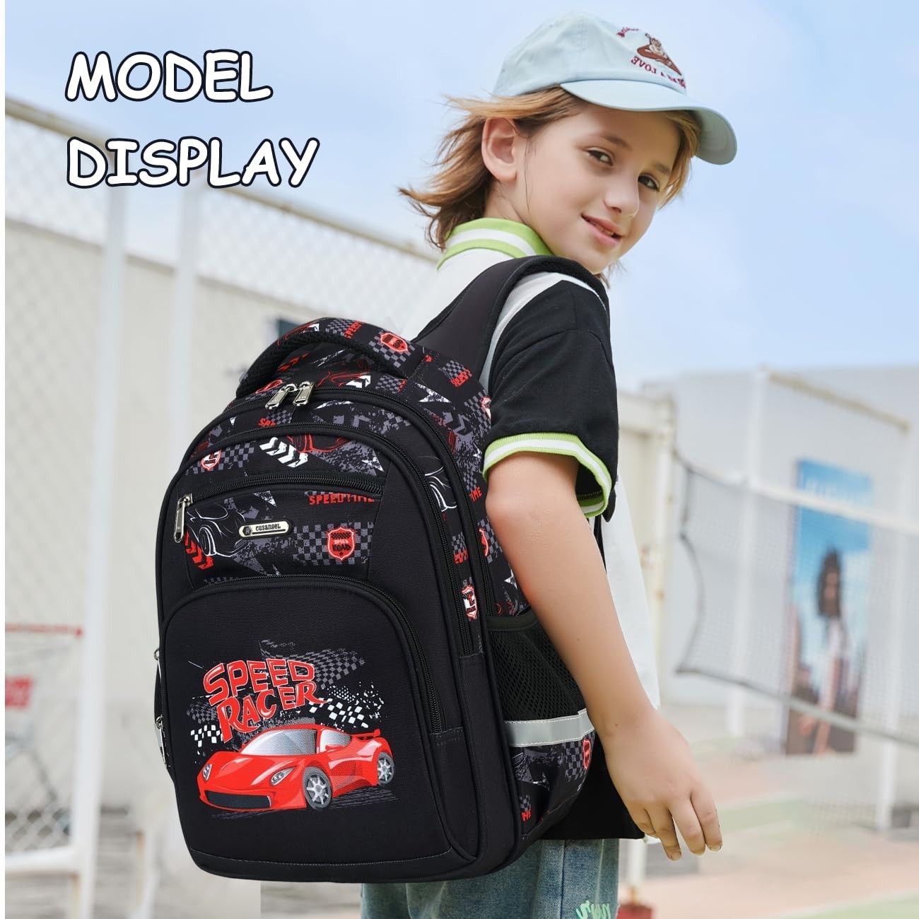 Kids School Backpack with Lunch Bag for Girls, Large Capacity Bookbag, Nylon Day5