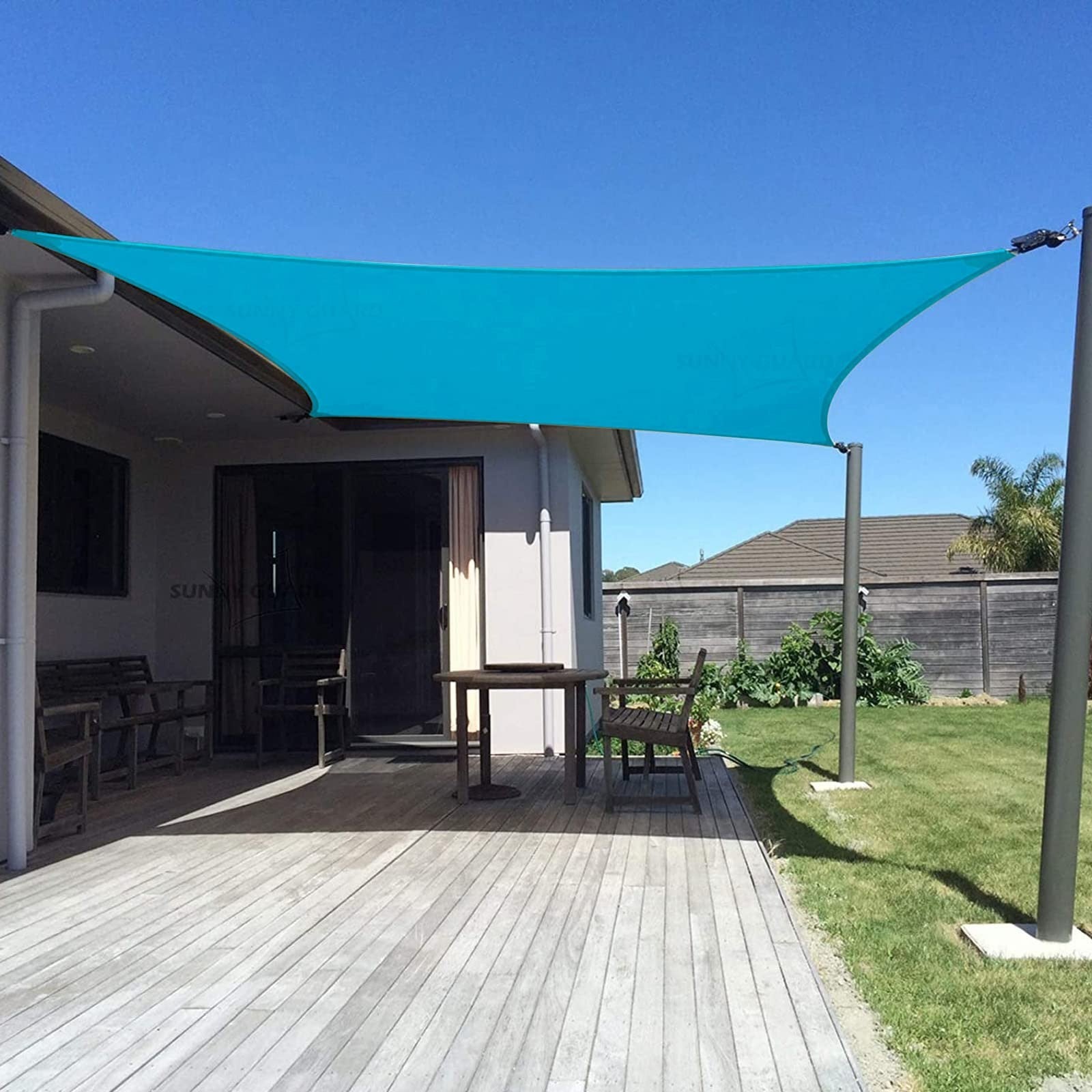 10' x 13' Rectangle Shade Sail Canopy   95% UV Block Outdoor Sun Shade for Patio1