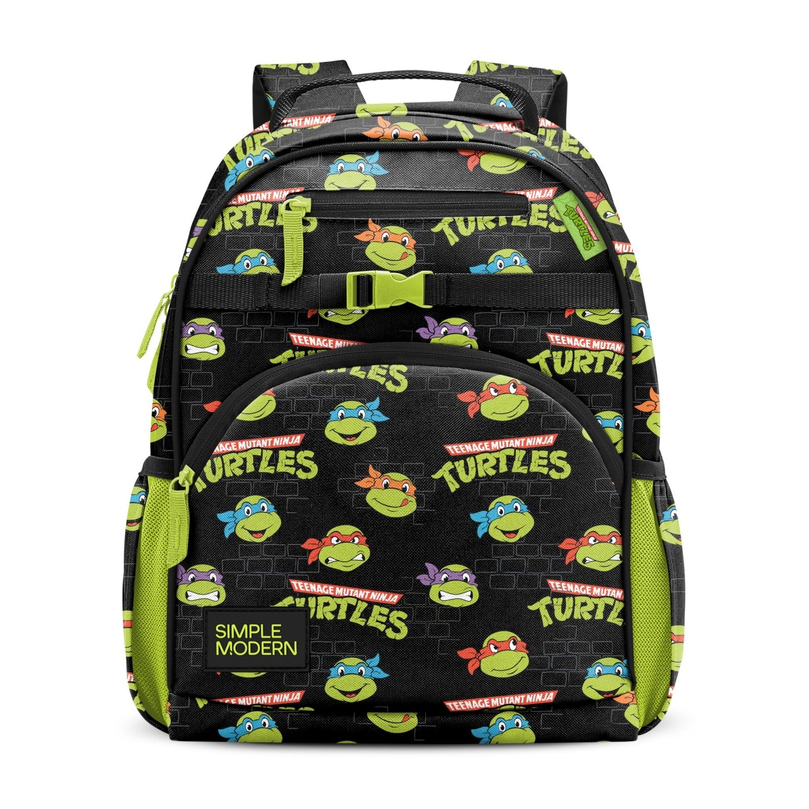 Kids TMNT Backpack for School, 12L Capacity, Durable, Lightweight, Unisex1