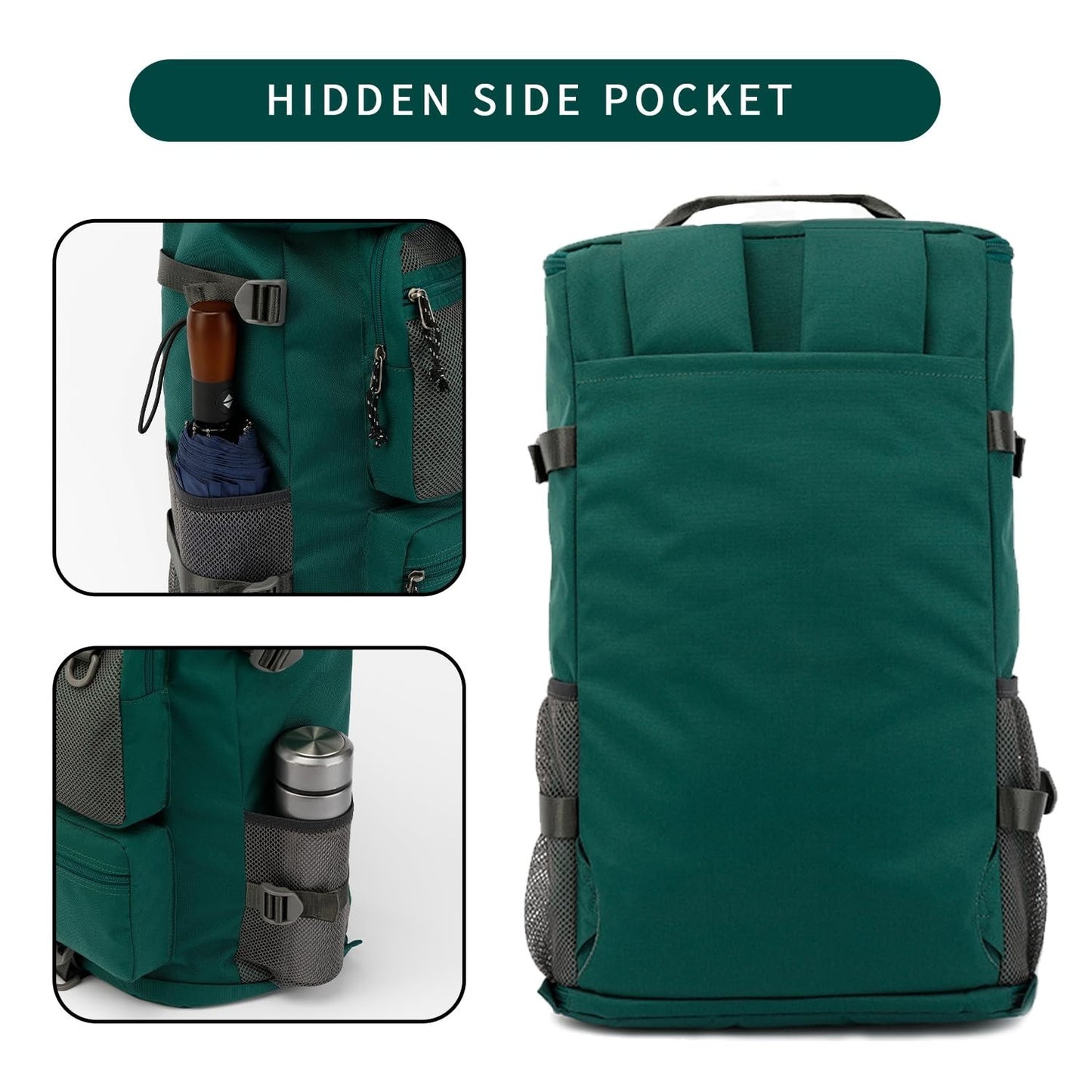 Waterproof Gym Duffel Backpack with Shoe Compartment, 4 Carry Methods, Sports &6