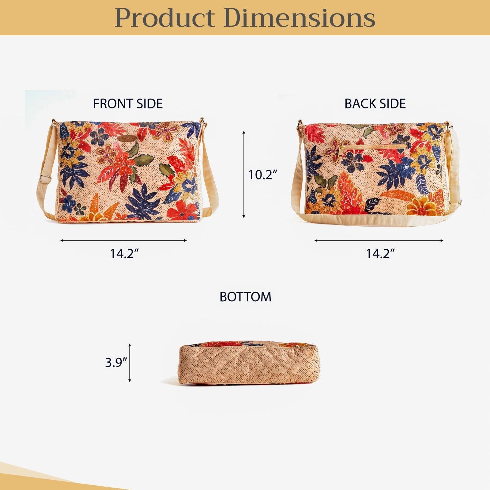 Stylish Cotton Shoulder Bag for Women   Versatile Handbag, Everyday Use, Fashion4