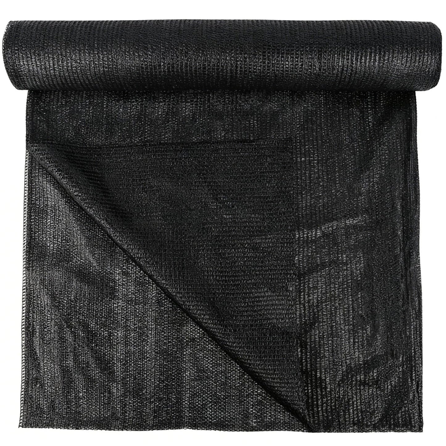 120x6 FT Outdoor Shade Cloth - 90% Black Mesh Tarp, UV Resistant Fabric for Gard1