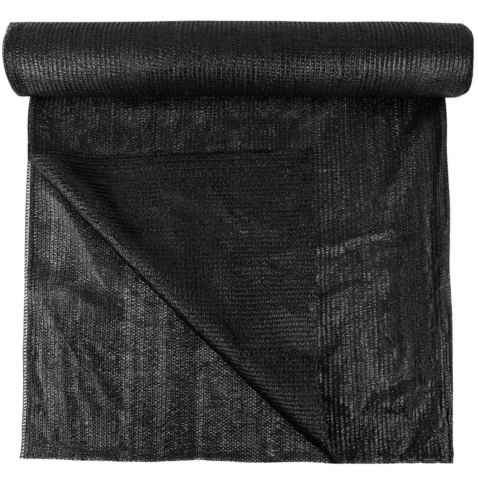 120x6 FT Outdoor Shade Cloth - 90% Black Mesh Tarp, UV Resistant Fabric for Gard1