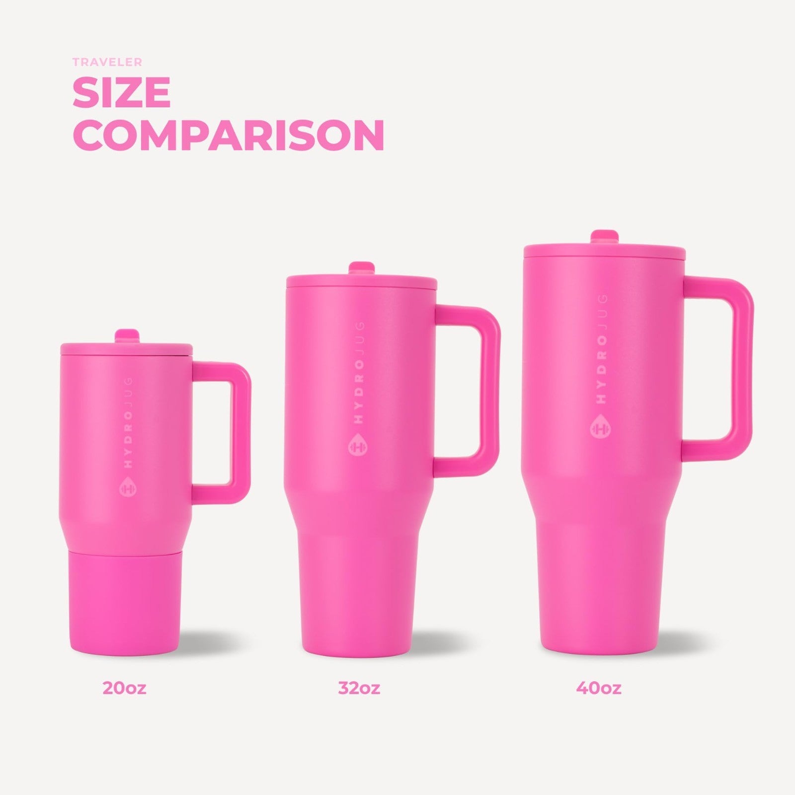 40oz Insulated Tumbler with Handle & Straw   Travel Mug, Razzle Color, BPA Free5
