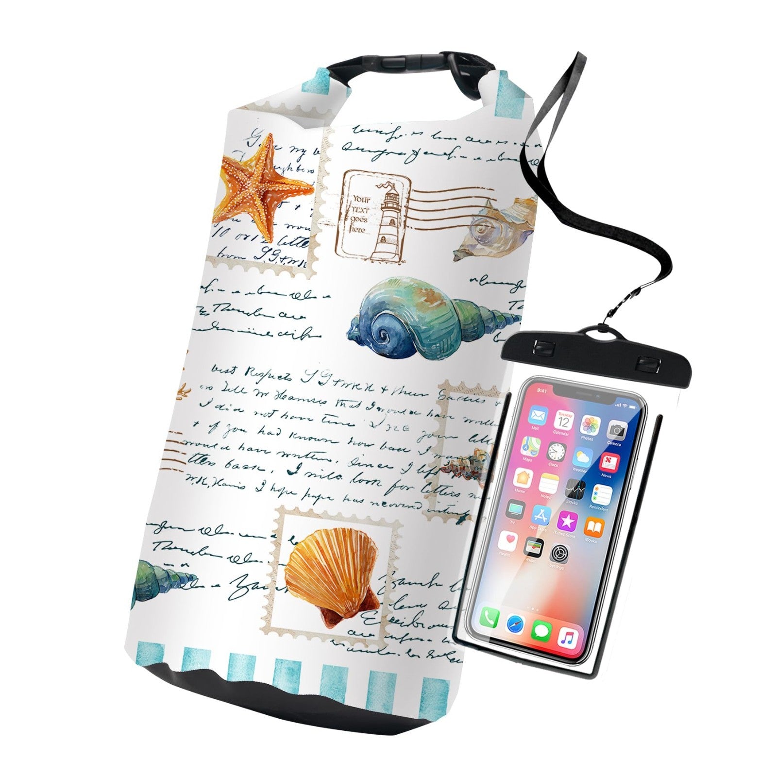 Waterproof Dry Bag Backpack - Lightweight Floating Bags for Kayaking, Fishing, C1