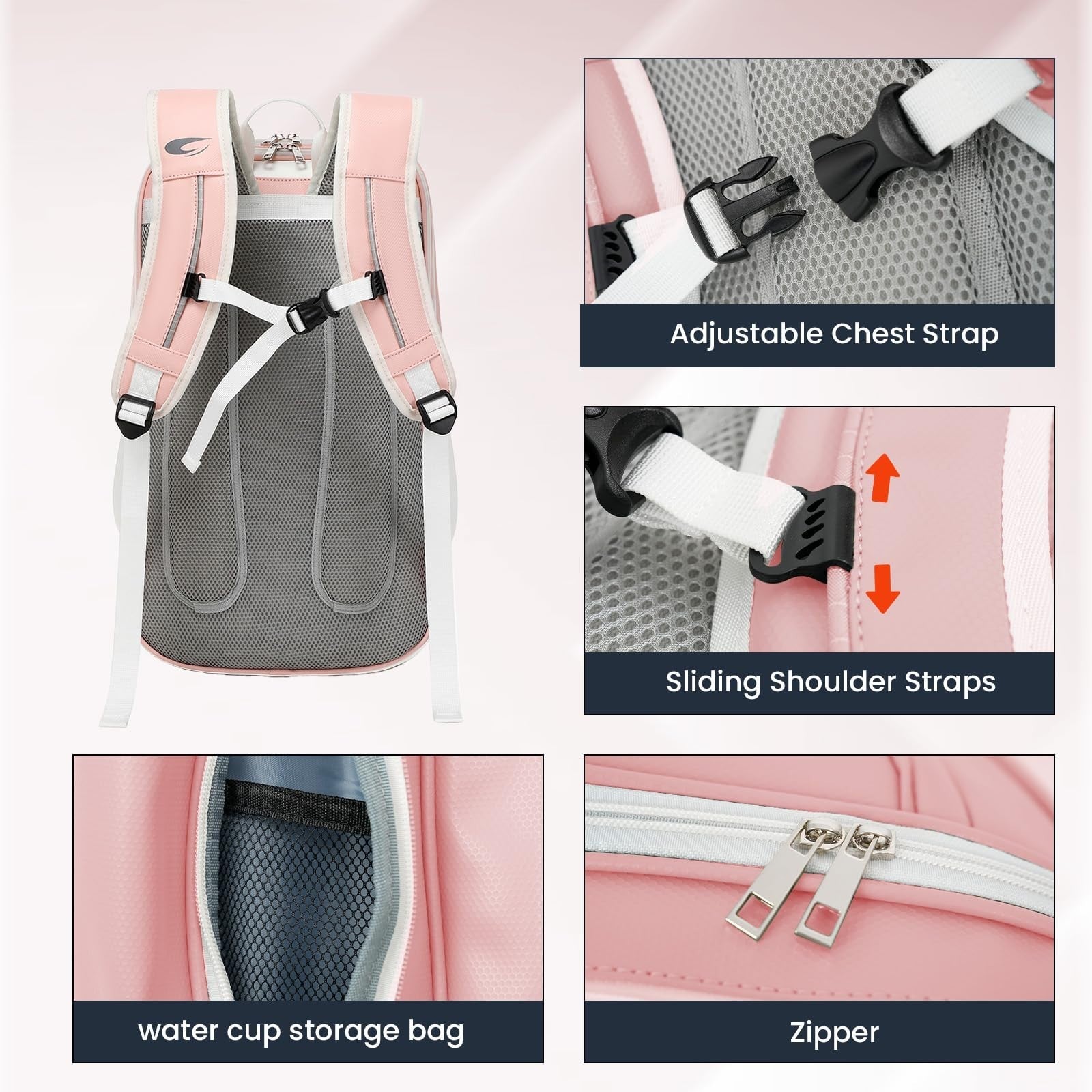 Multi-Functional Tennis & Pickleball Backpack with Shoe Compartment & Laptop Sle4