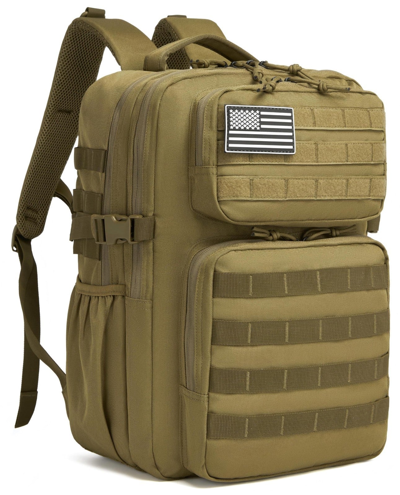 Waterproof Military Tactical Backpack   3 Day Assault Pack, Molle Daypack with W0