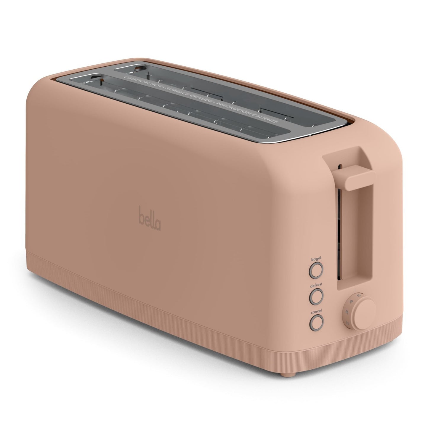 Slim 4 Slice Toaster, Extra Long & Wide Slots, Fits Anywhere, Blossom Design1