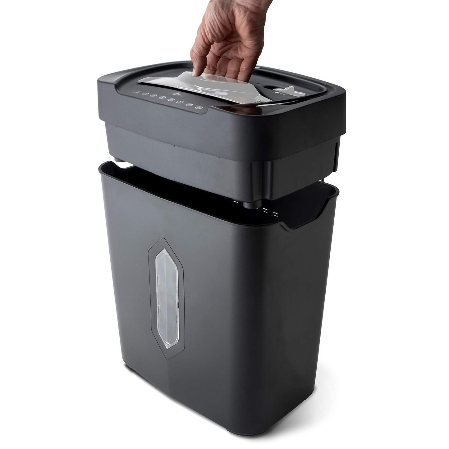 12 Sheet Crosscut Paper & Credit Card Shredder with 5.2 Gallon Wastebasket   Ant3