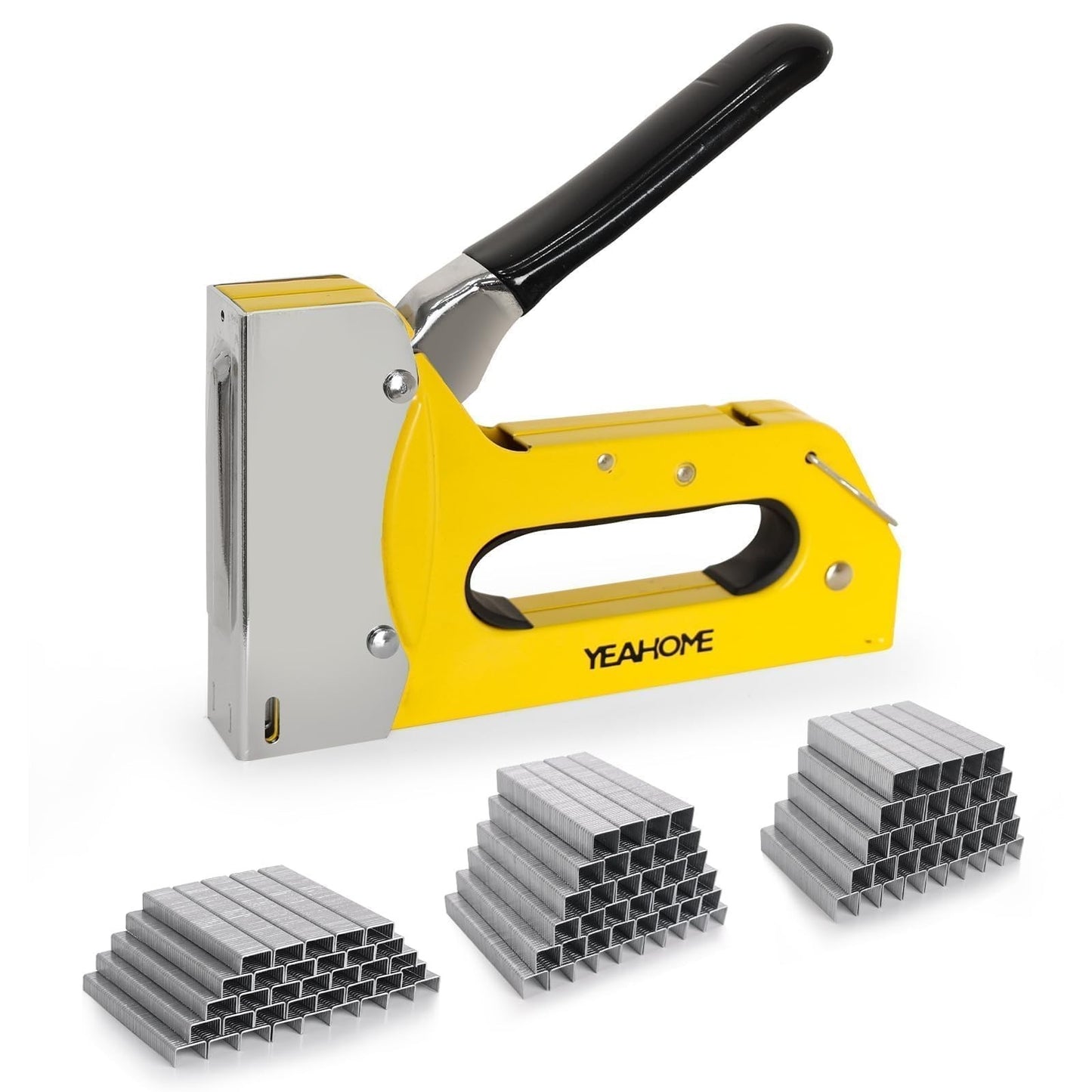 Heavy Duty Staple Gun Kit with 6000 T50 Staples   Manual Upholstery Tool for DIY1