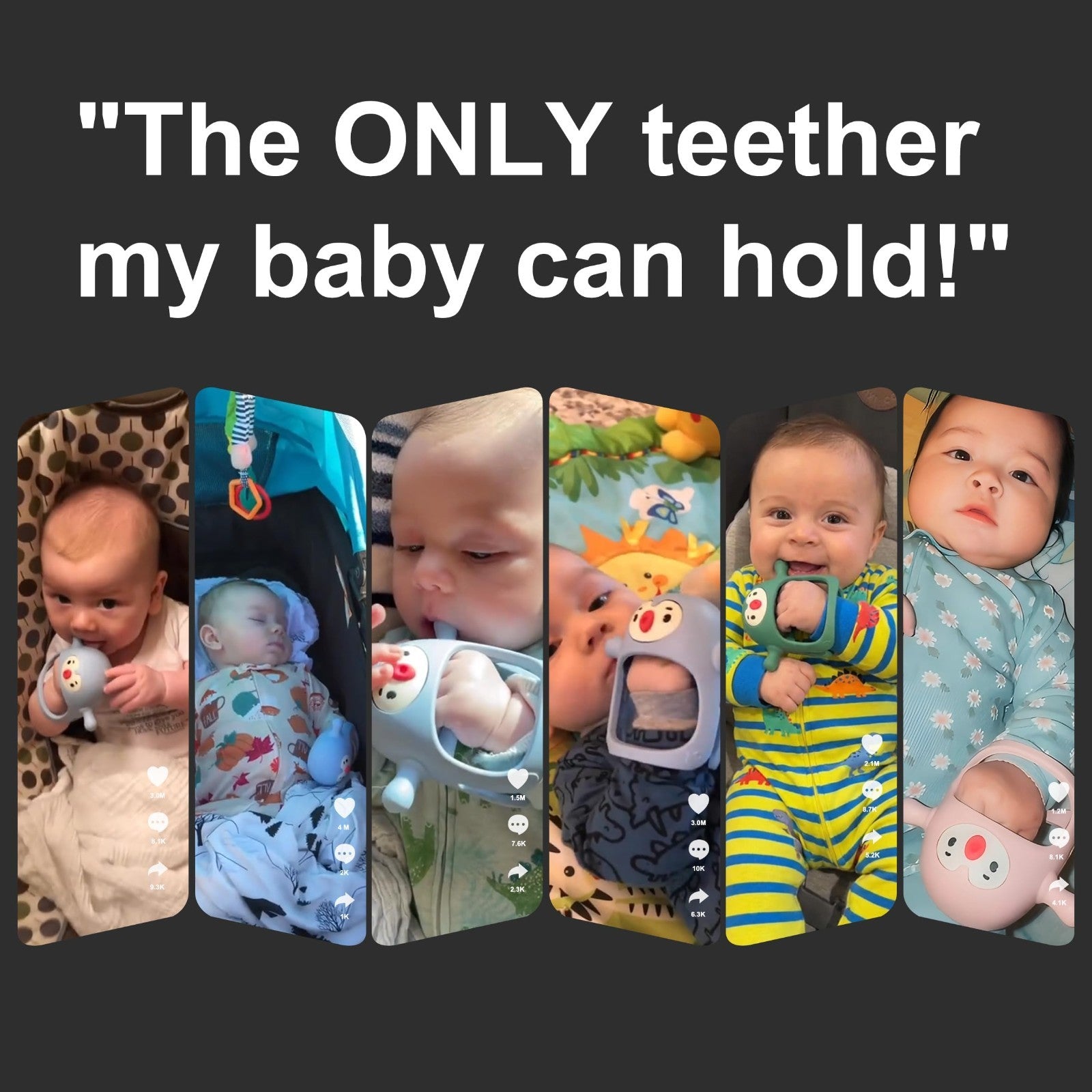 Baby Teething Toys 0 6 Months | Penguin Teether & Mittens Set | Teething Relief5