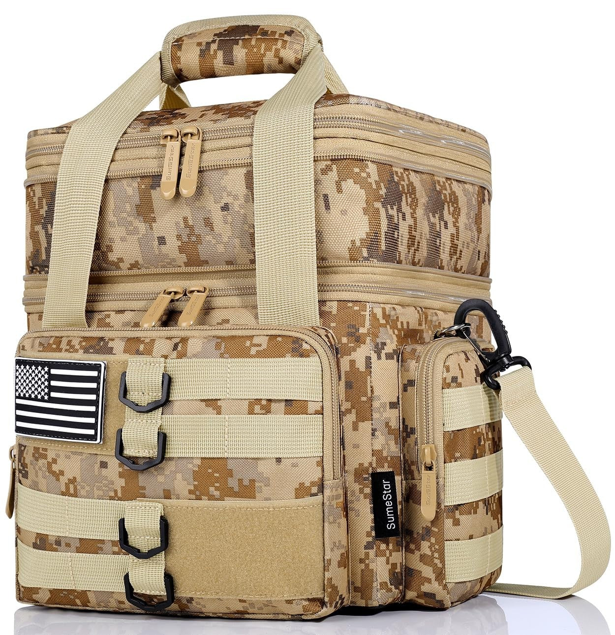 Tactical Insulated Lunch Bag - Heavy Duty Expandable Cooler for Work & Camping1