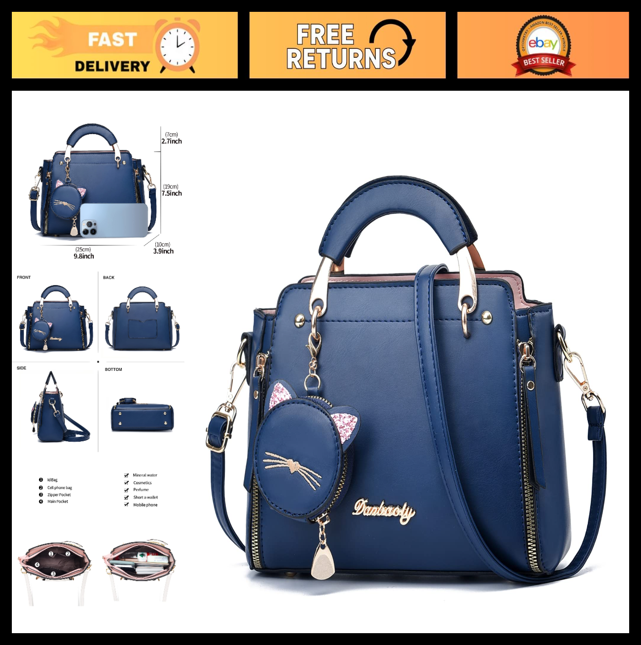 Stylish Women's Crossbody Handbags - Versatile Satchel & Tote Bags for Everyday0