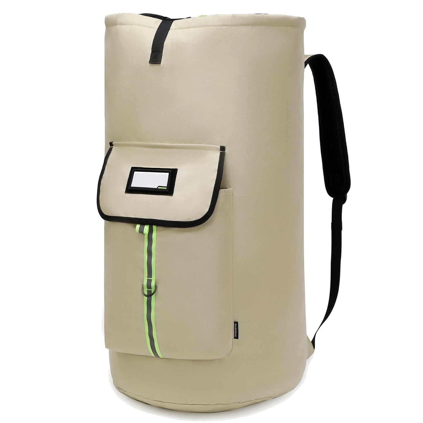Extra-Large Heavy Duty Laundry Backpack with Drawstring Closure for College Stud1