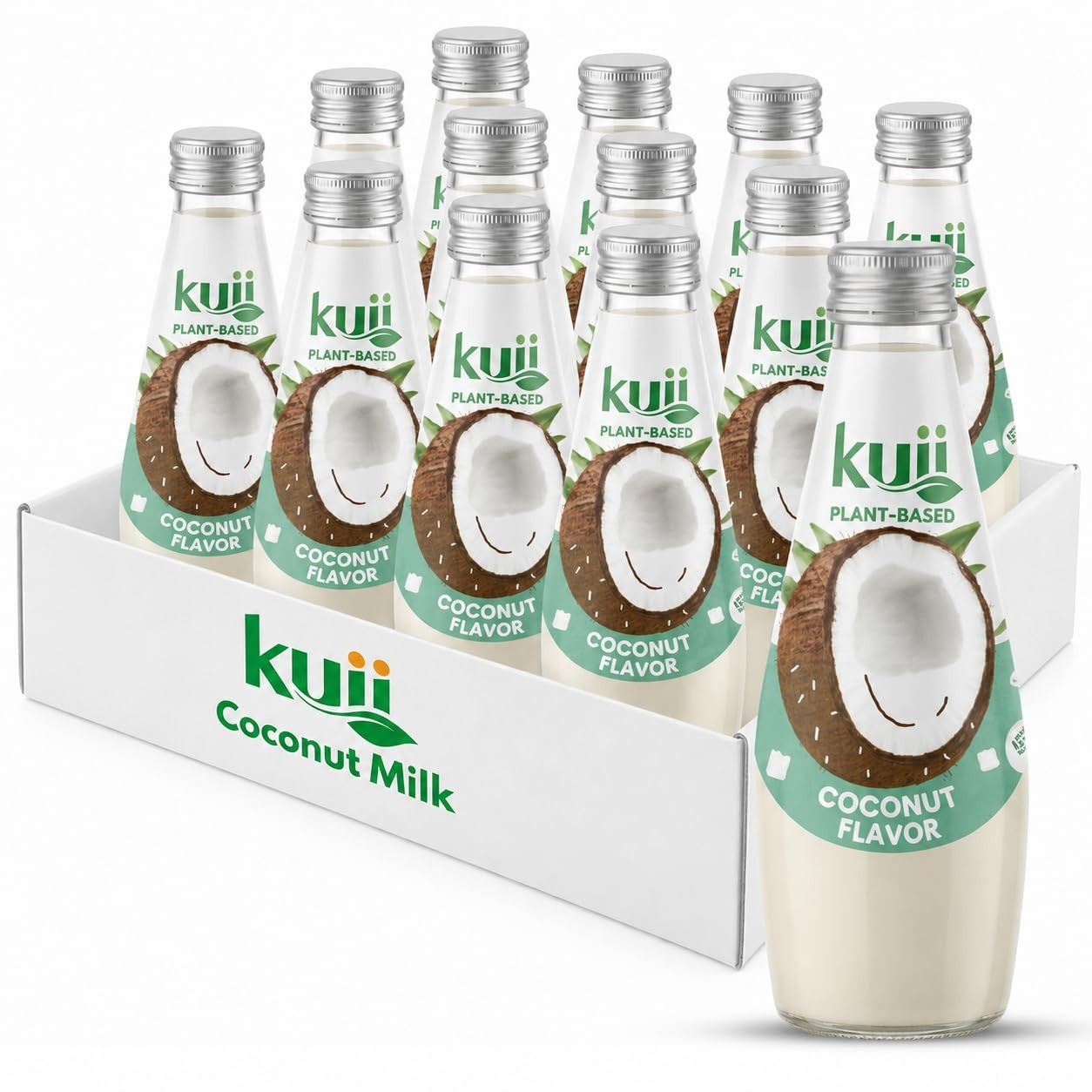 No Sugar Added Coconut Milk Drink - Original Flavor, Nata de Coco, Dairy-Free Be0