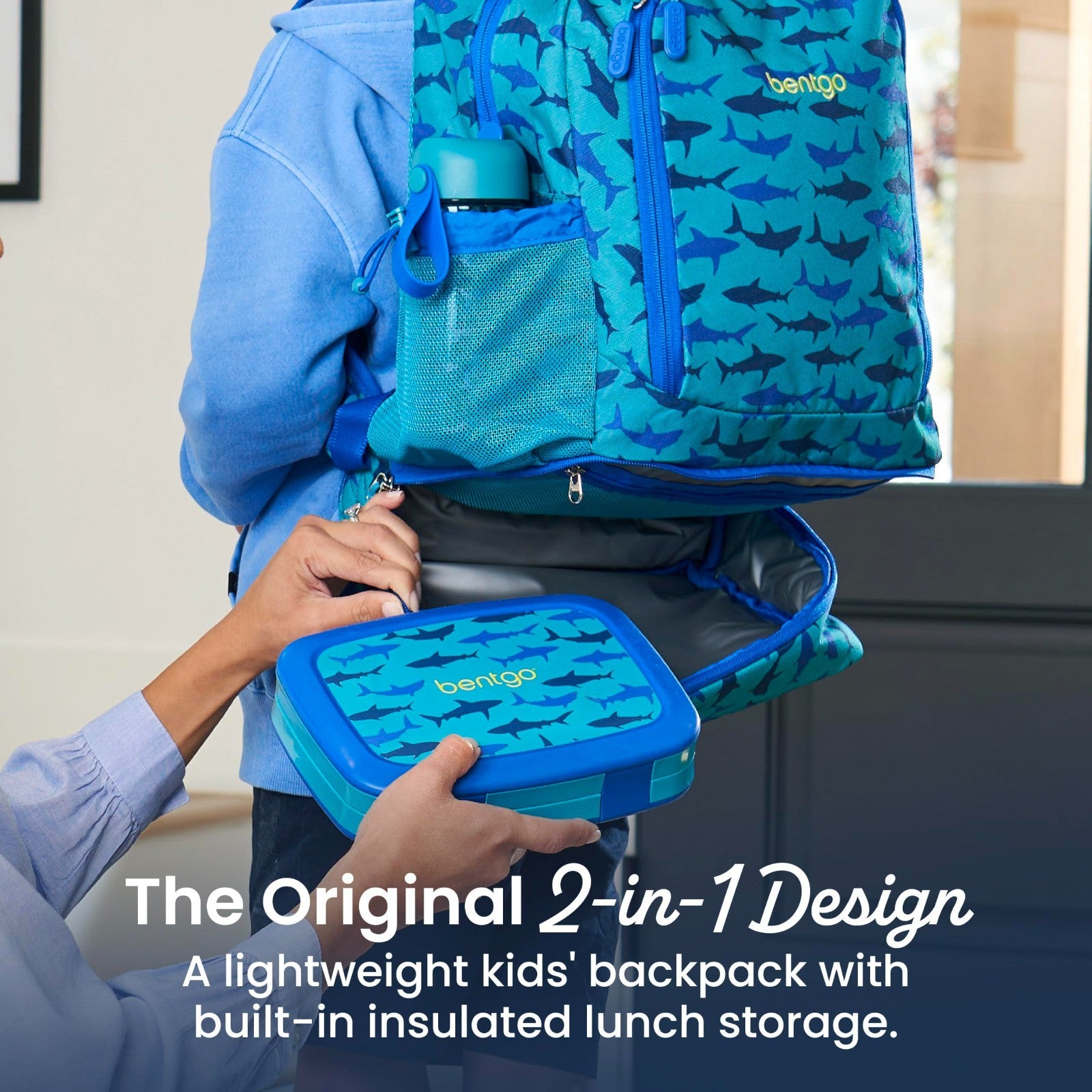 Kids 2 in 1 Backpack & Insulated Lunch Bag Set with Padded Straps for School2
