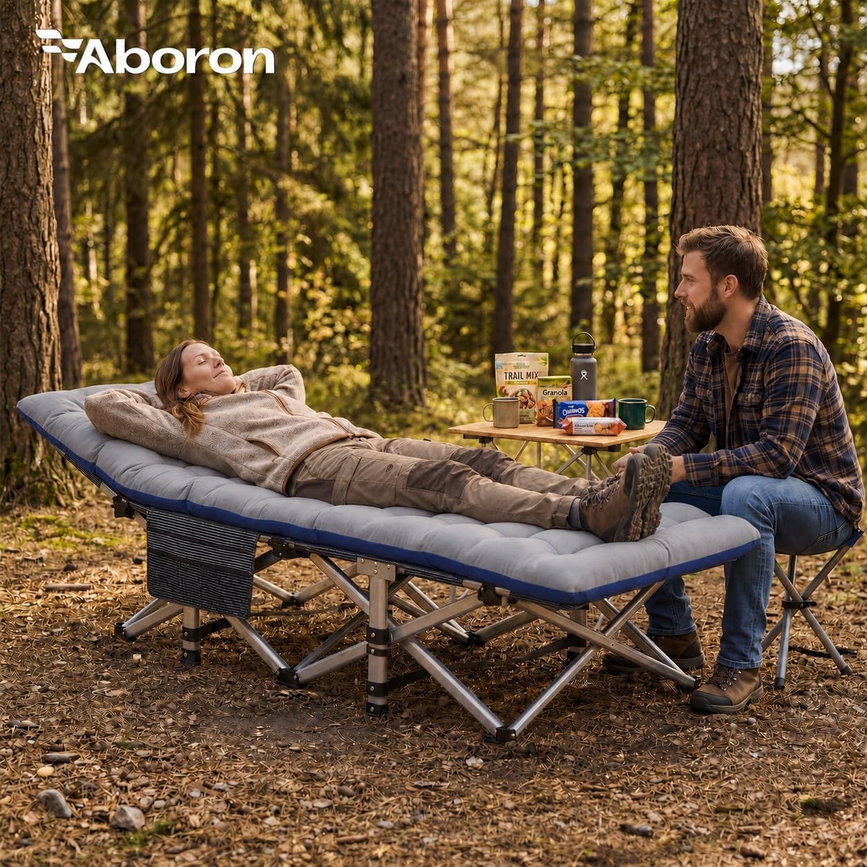 Oversized Camping Cot for Adults   78" Folding Bed, 900LBS Heavy Duty, Portable2