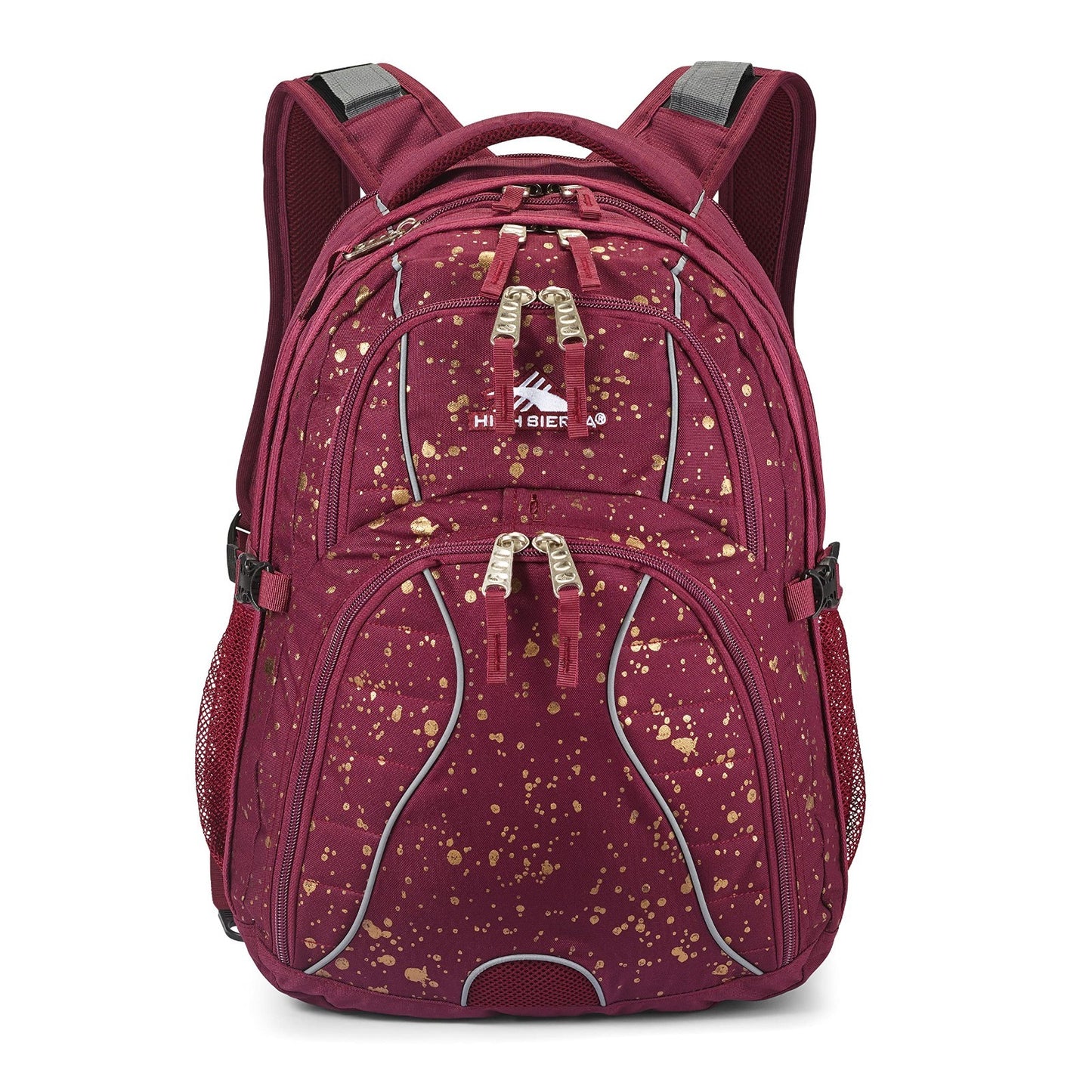 Versatile Laptop Backpack, One Size, Copper Splatter/Maroon, Water Resistant, Du3