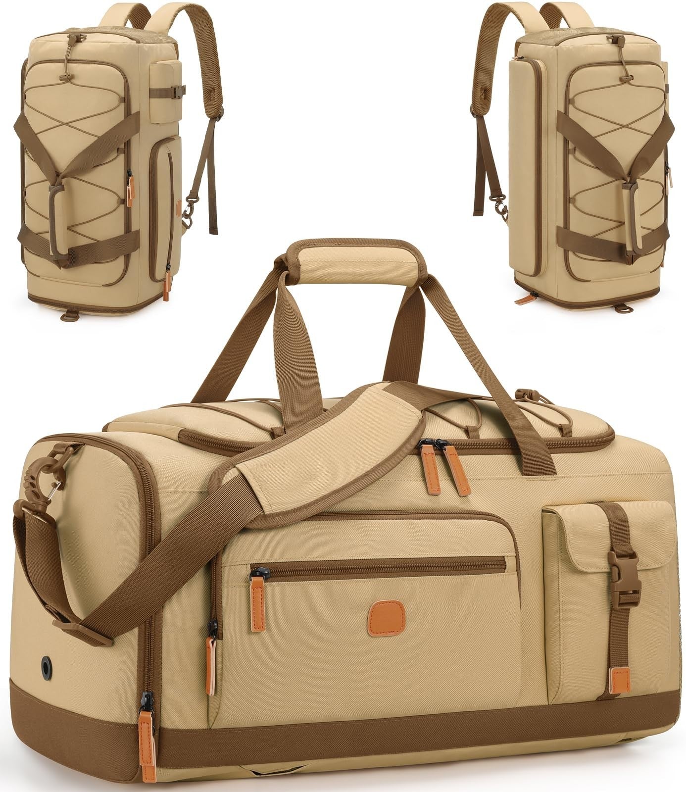 Versatile 3-in-1 Gym Bag with Shoe & Laptop Compartment | Anti-Theft Duffle Back0